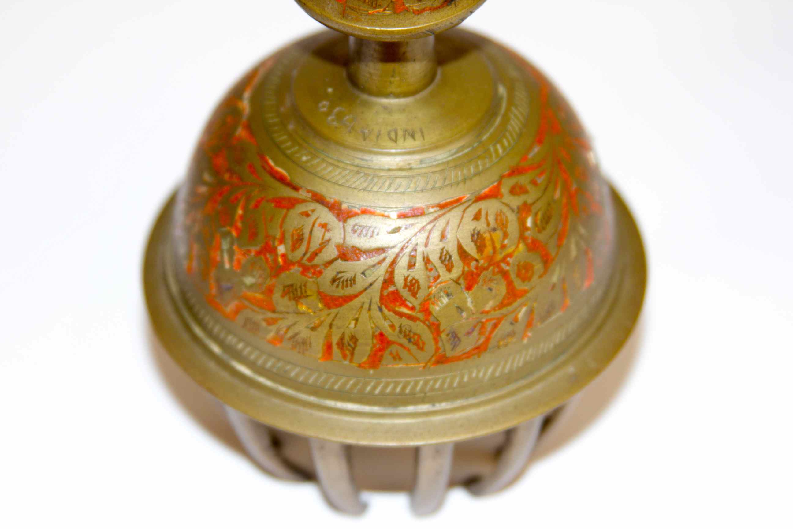 Brass Bell and Bud Vase