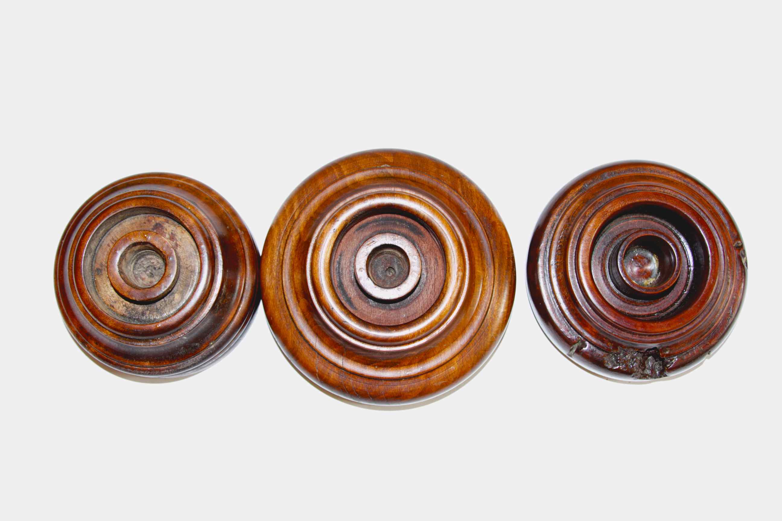 Walnut Candle Holders