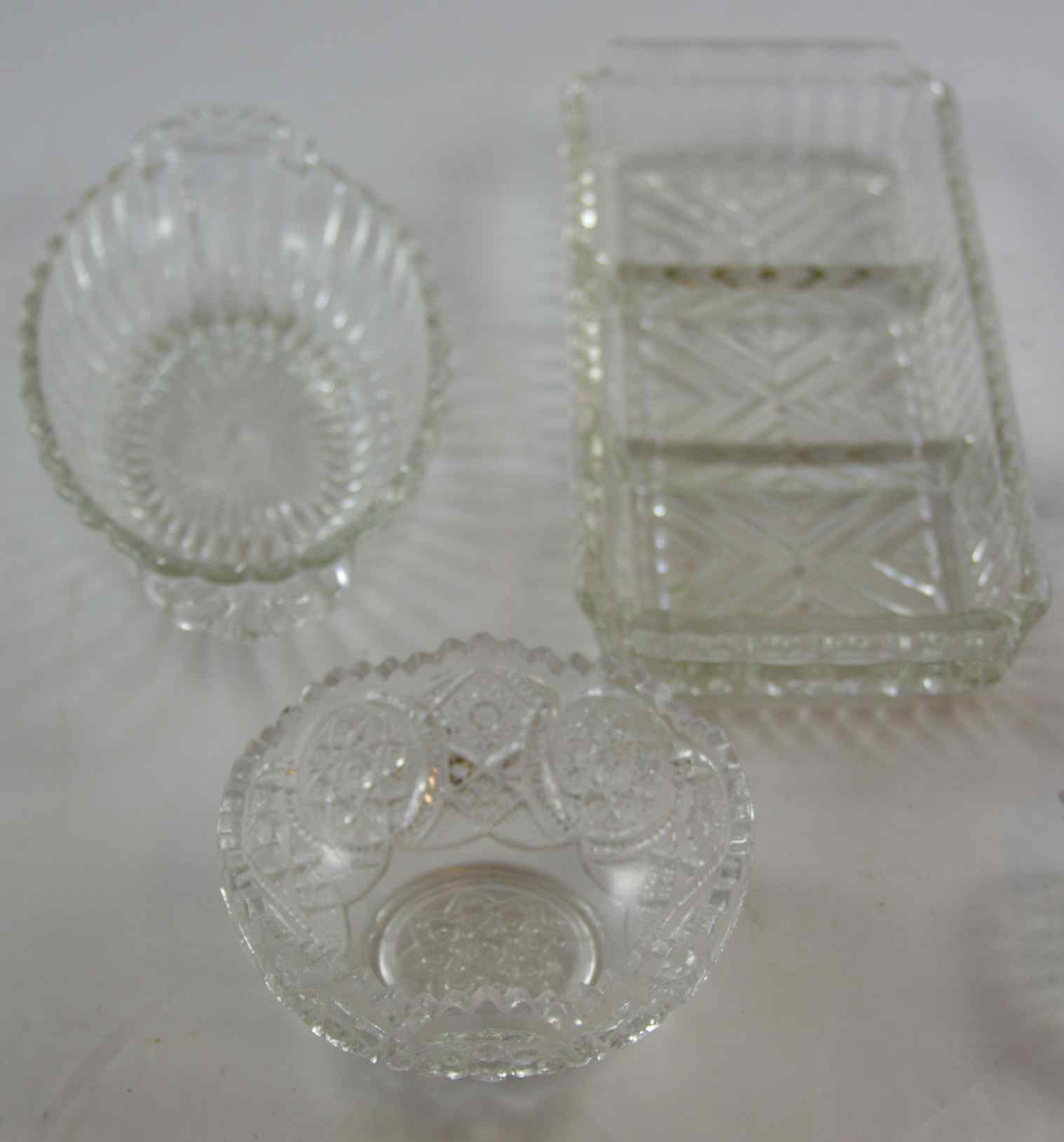 Pressed Glass Lot