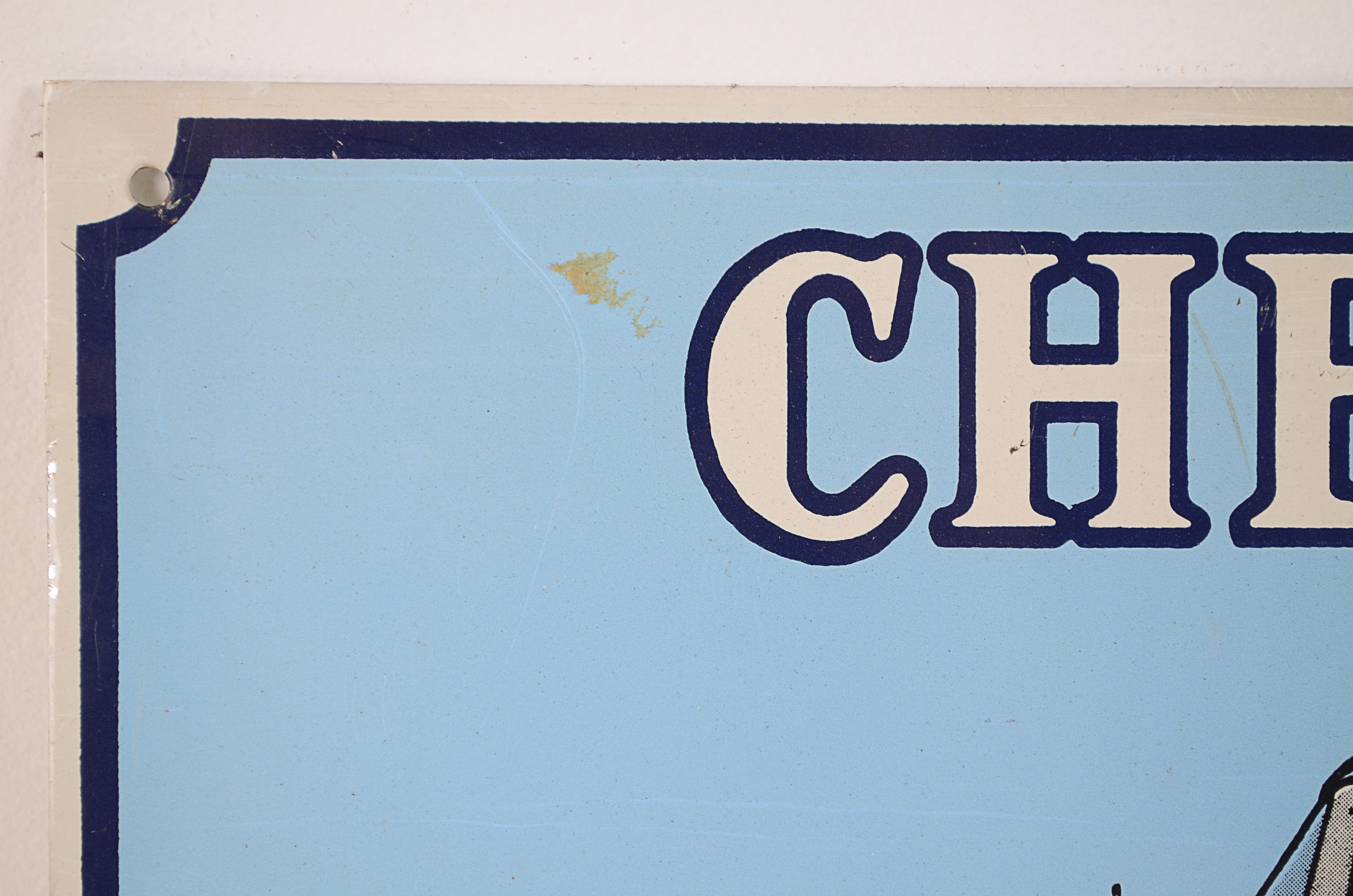 Vintage Chevy Sign