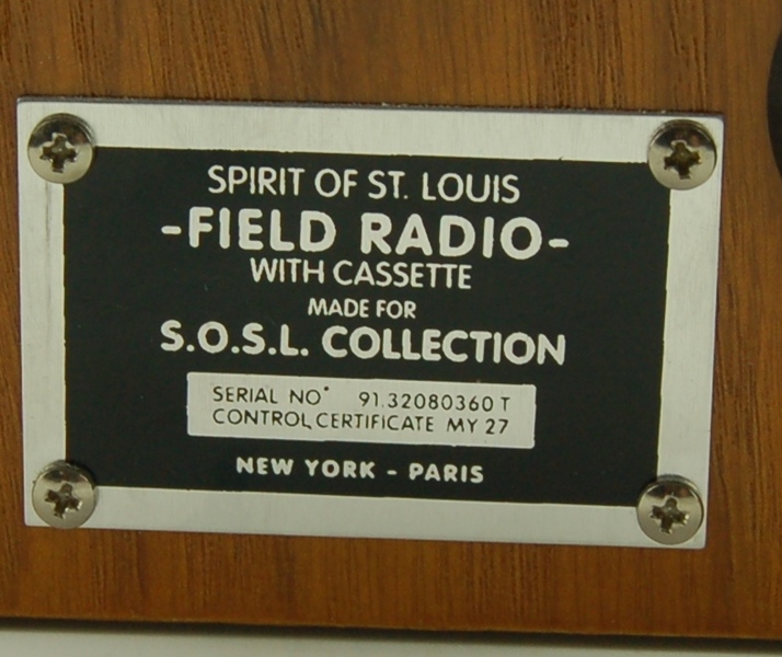 Spirit of St. Louis Field Radio 