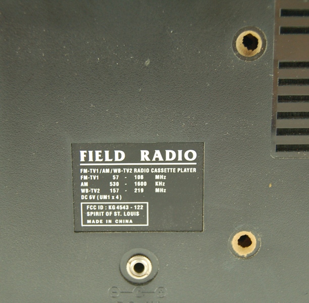 Spirit of St. Louis Field Radio 
