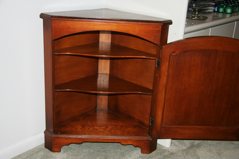 Early American - Style Corner Shelf