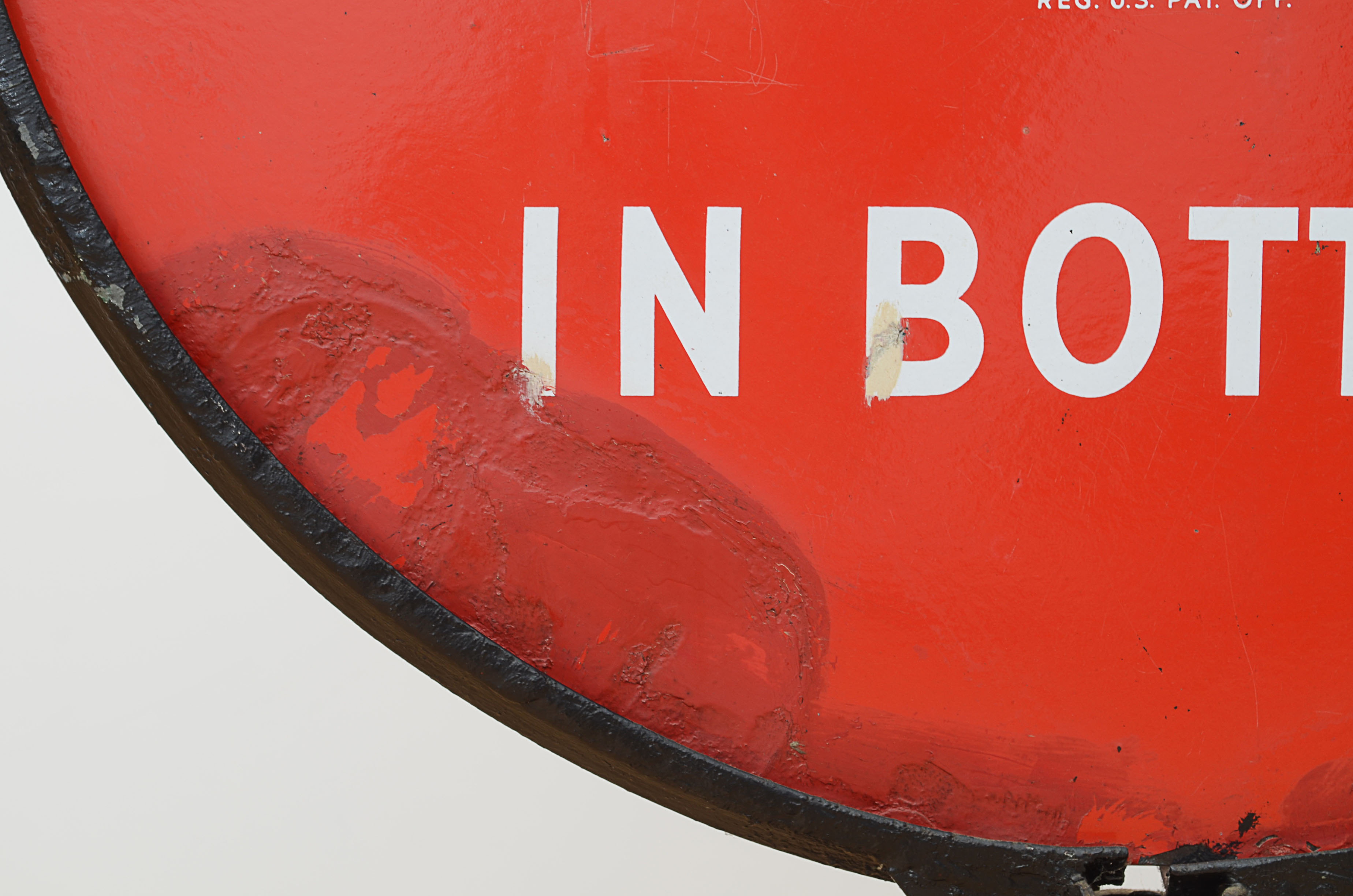 Vintage Coca-Cola Advertisement Sign on Stand