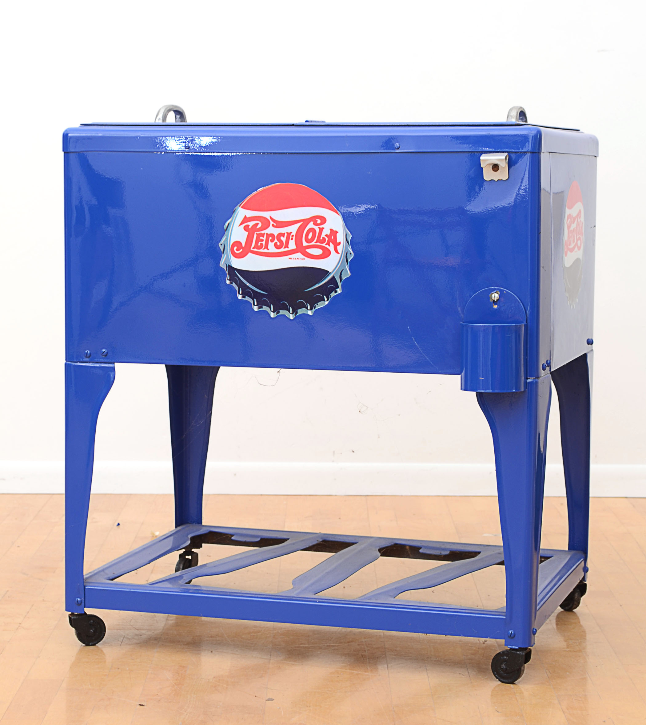 Retro Pepsi Cola Vendor Cooler Cart 