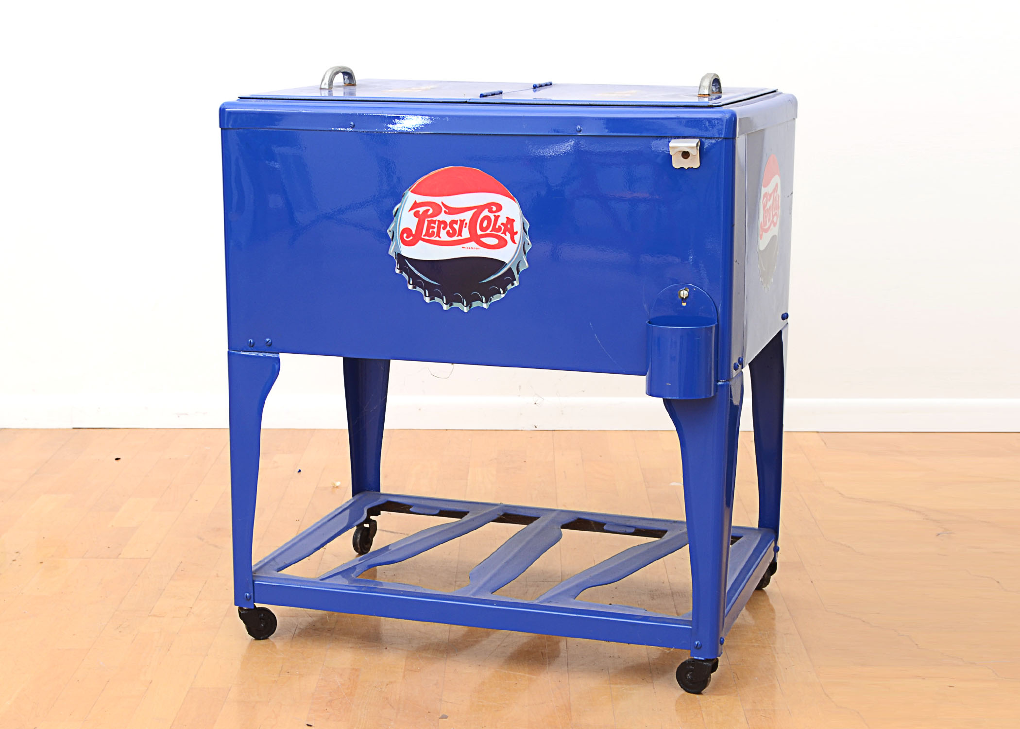 Retro Pepsi Cola Vendor Cooler Cart 