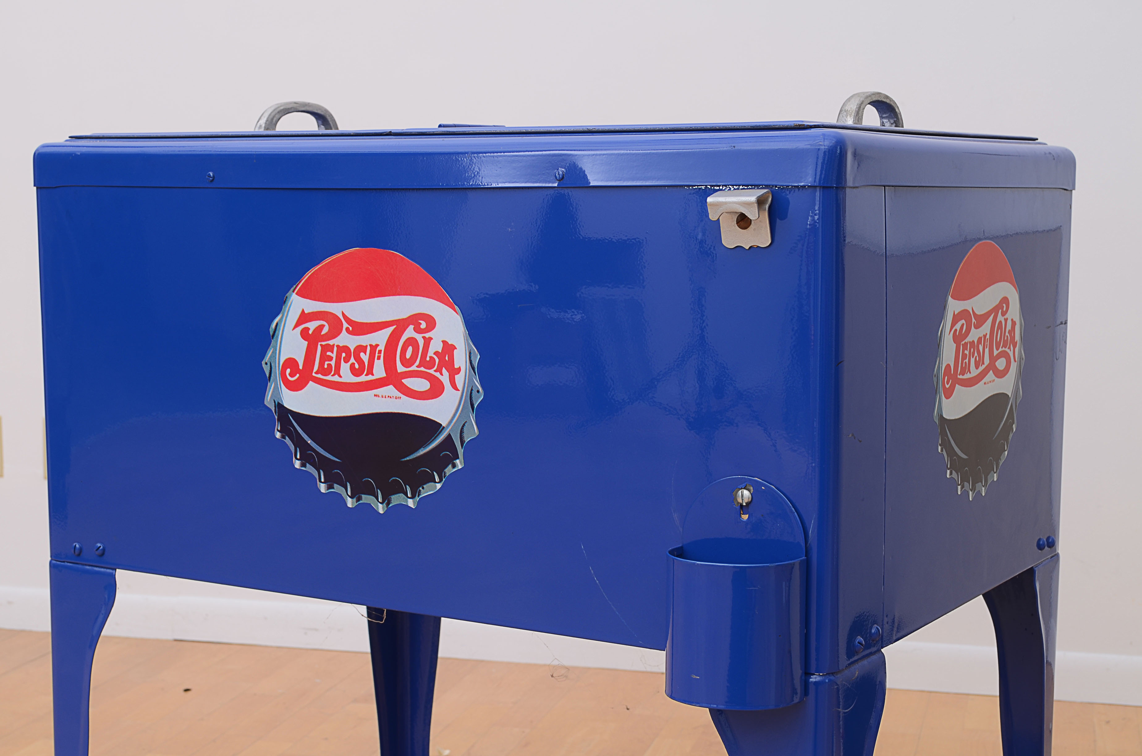 Retro Pepsi Cola Vendor Cooler Cart 