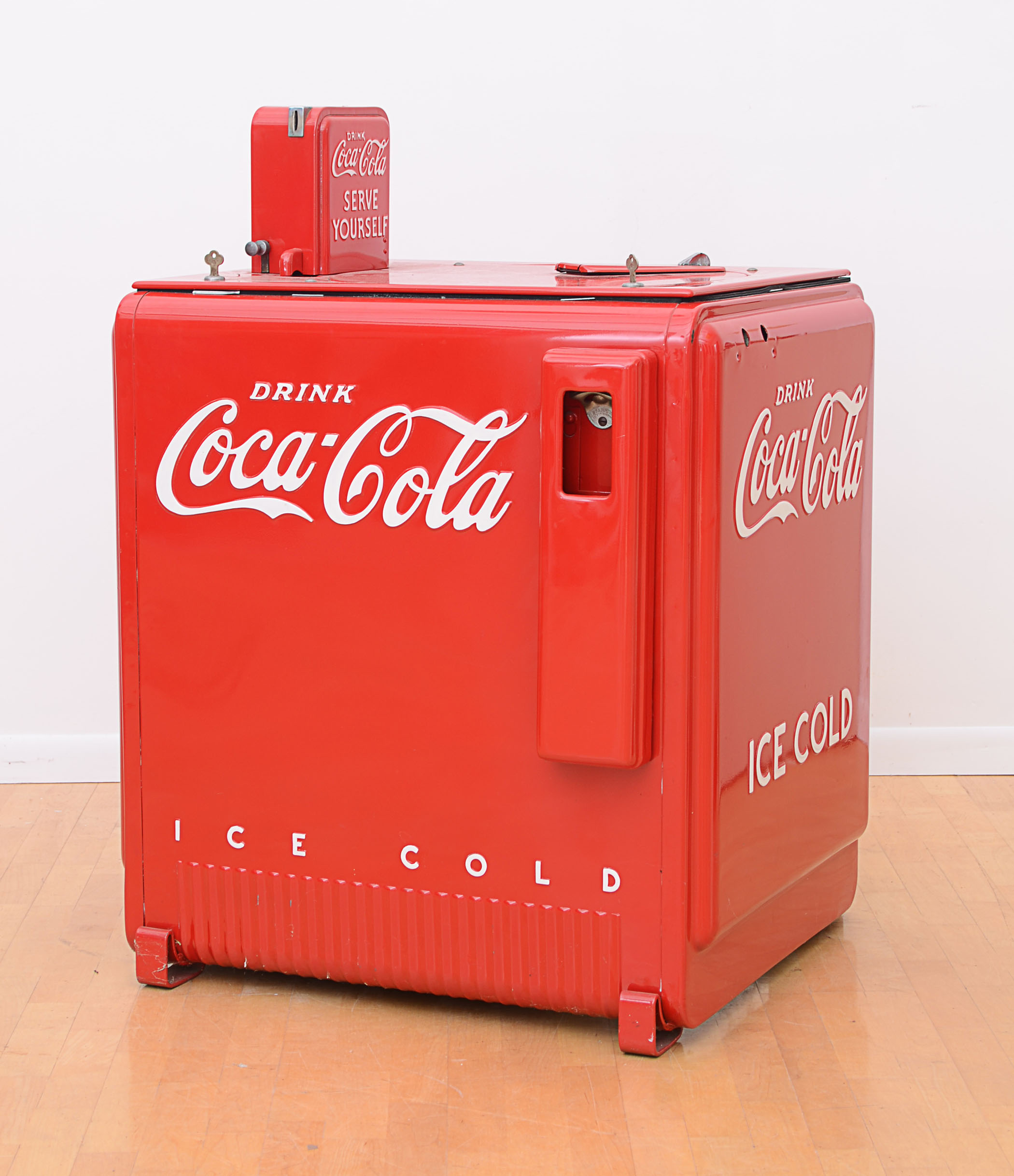 1940's Coca-Cola Self -Serve Bottle Machine Chest