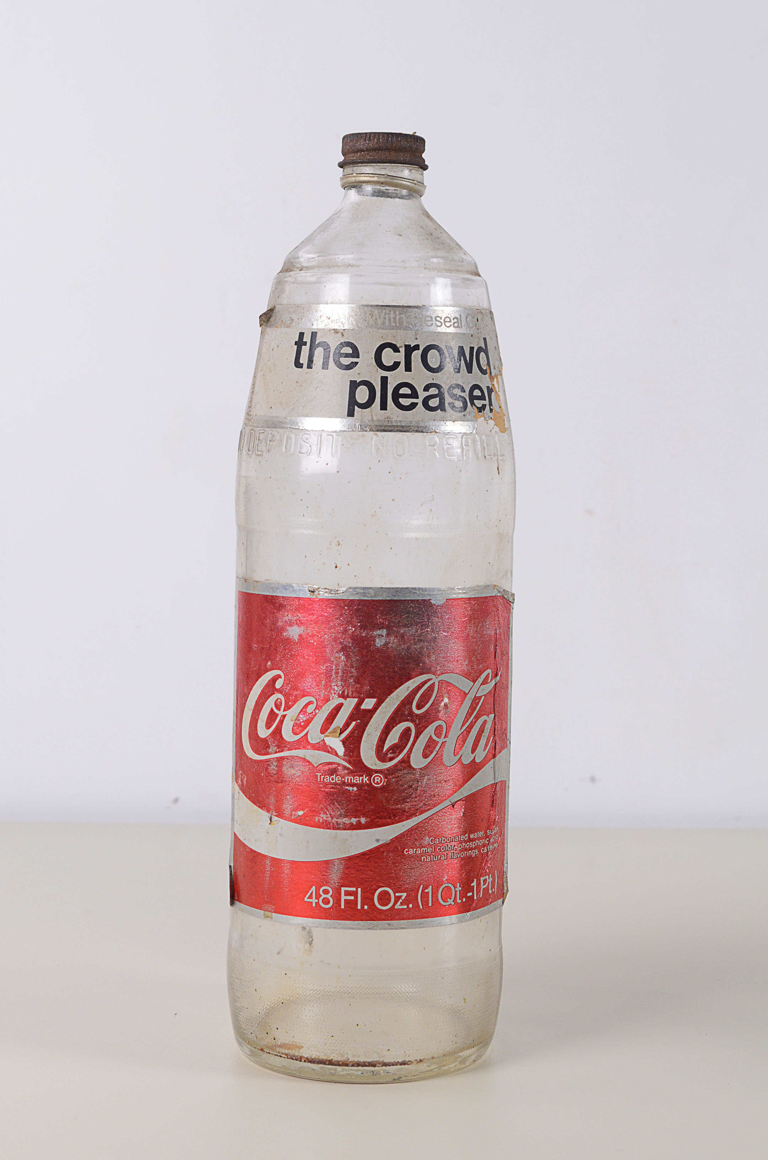 (3)- Vintage Coca-Cola Quart Bottles