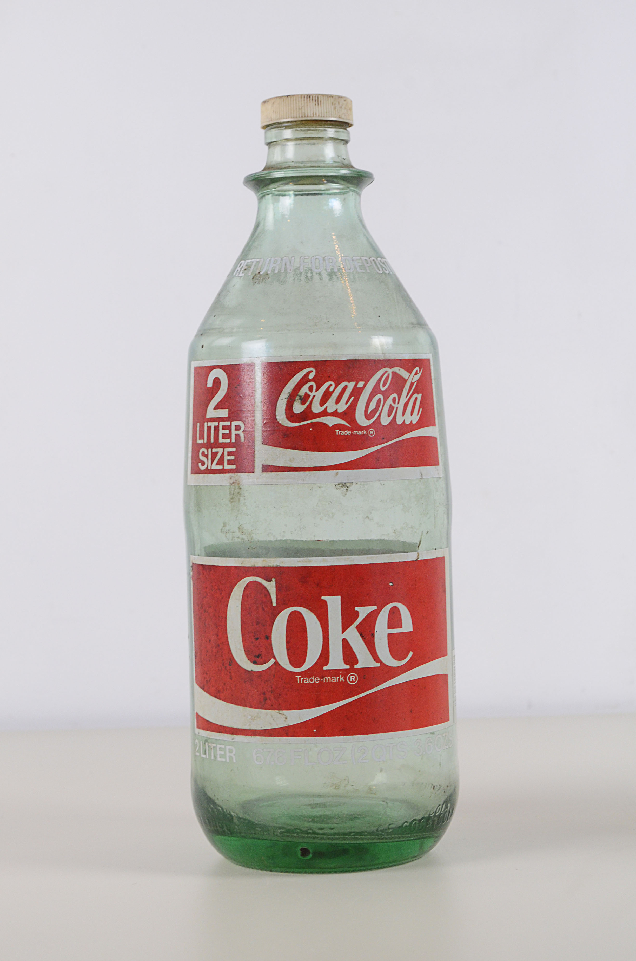 (3)- Vintage Coca-Cola Quart Bottles