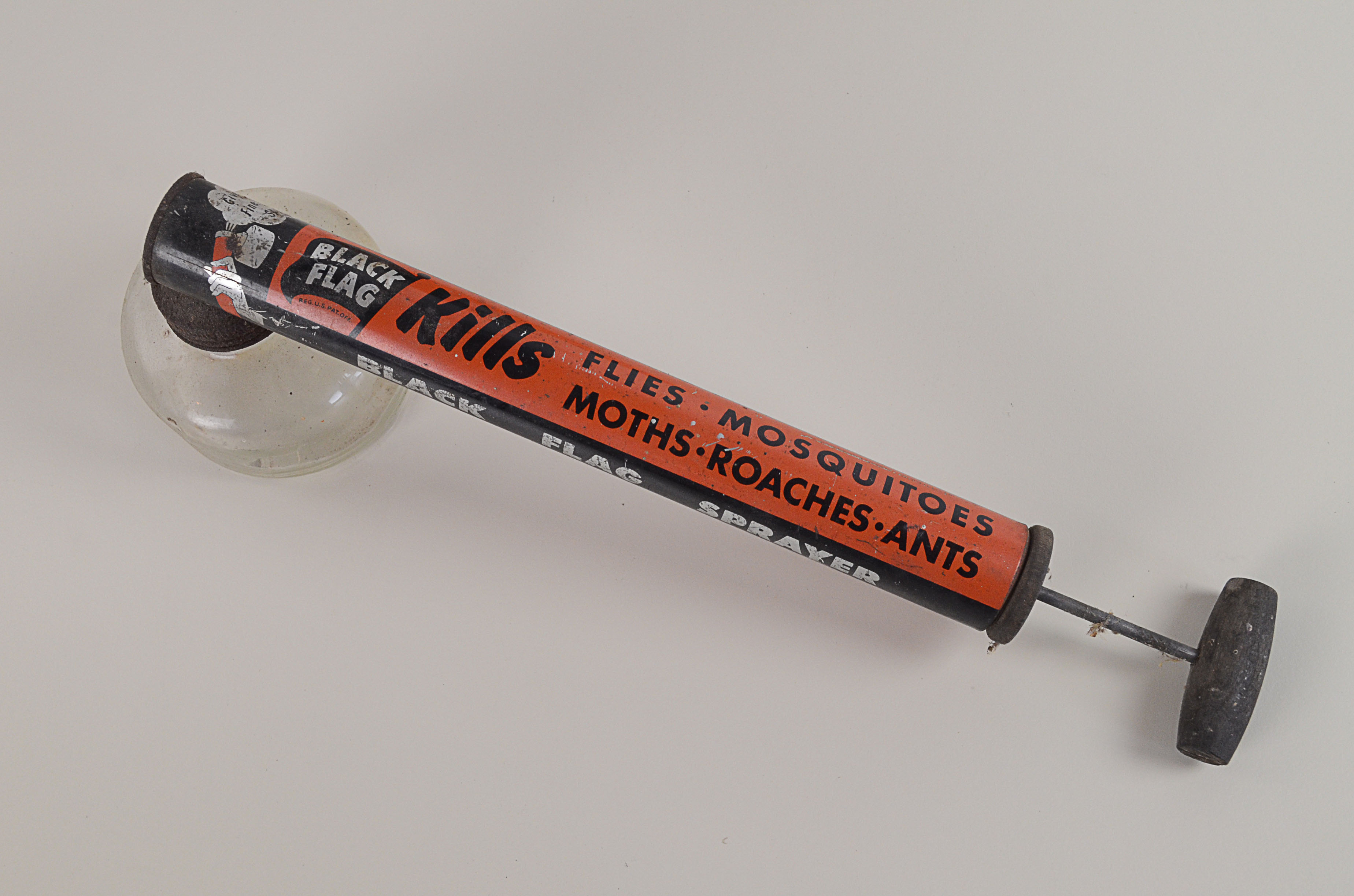 Vintage Black Flag Sprayer with Not So Vintage Disney Hopper Character