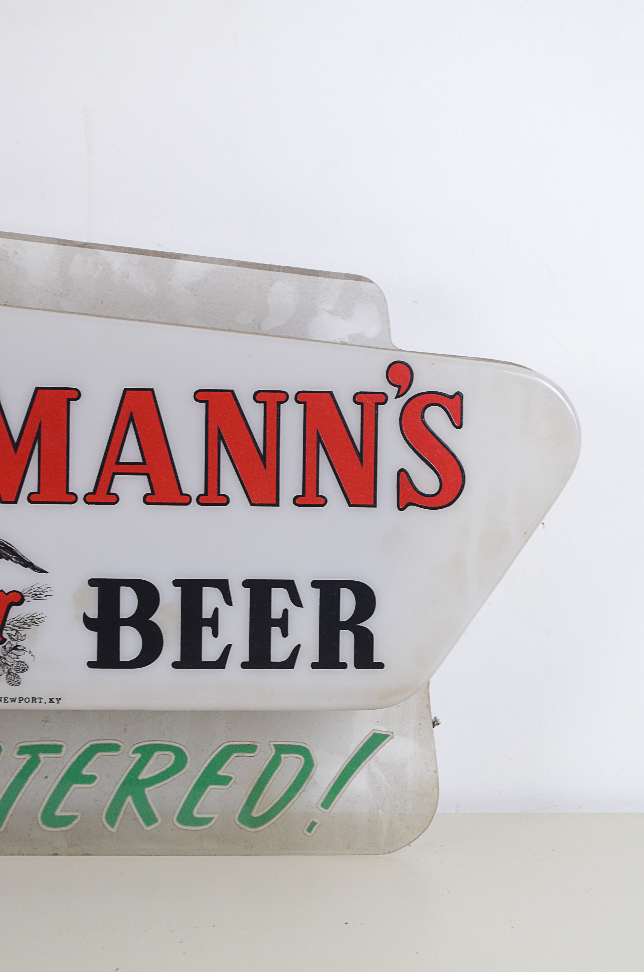 Vintage Lighted Wiedemann's Fine Beer Sign