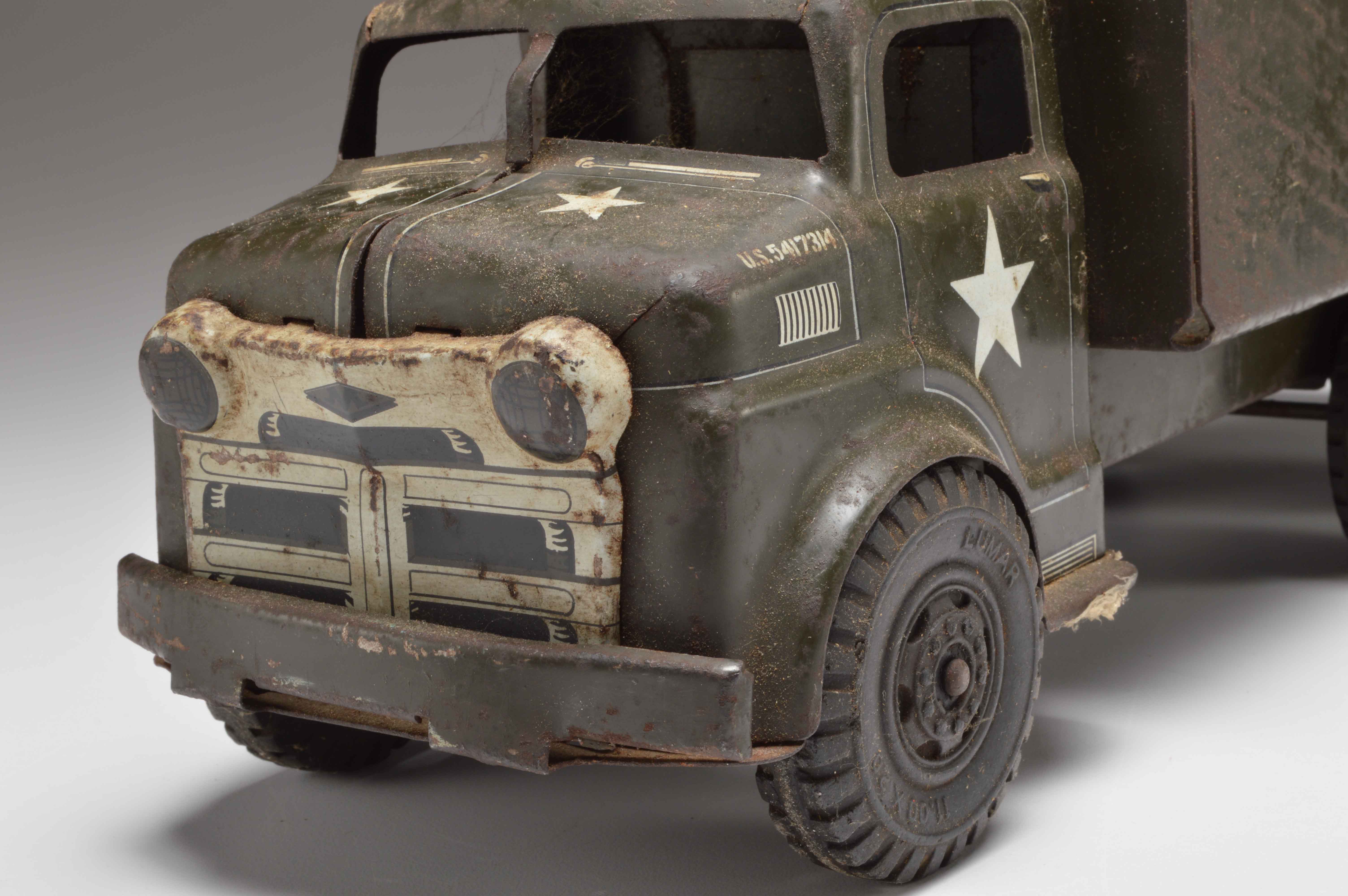 Vintage Lumar US Army Toy Truck