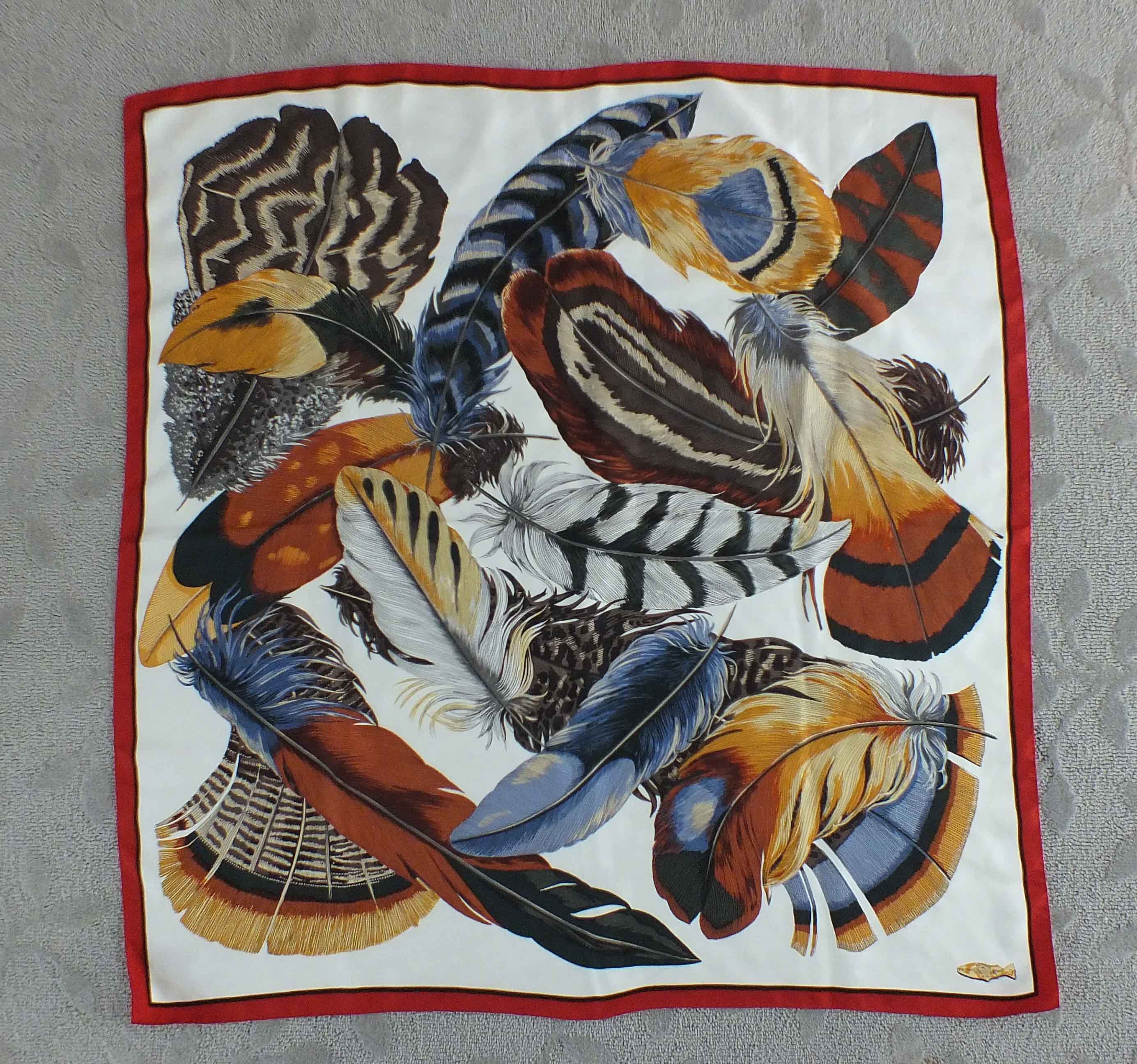 Wathne Silk Feather Scarf
