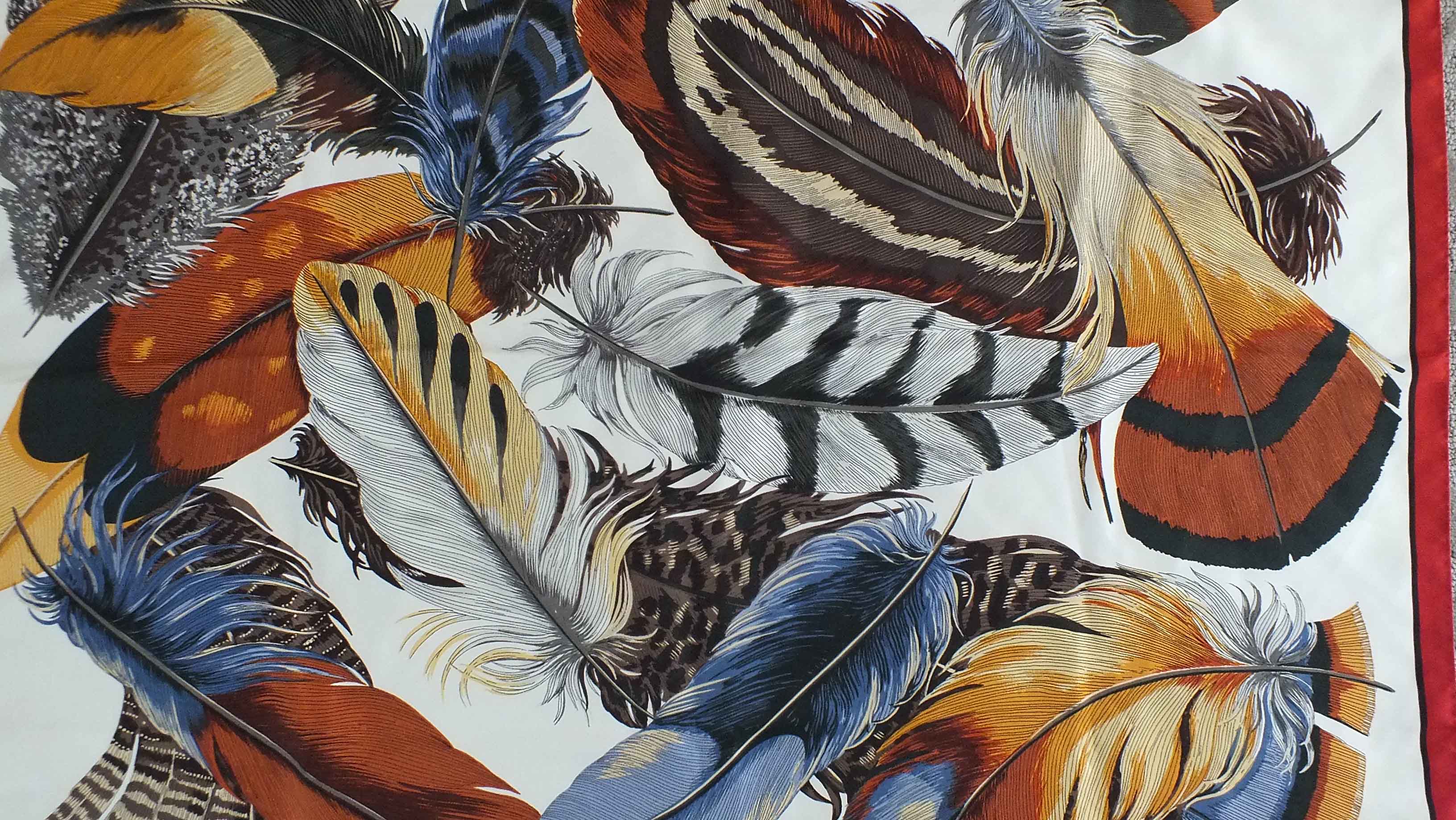 Wathne Silk Feather Scarf