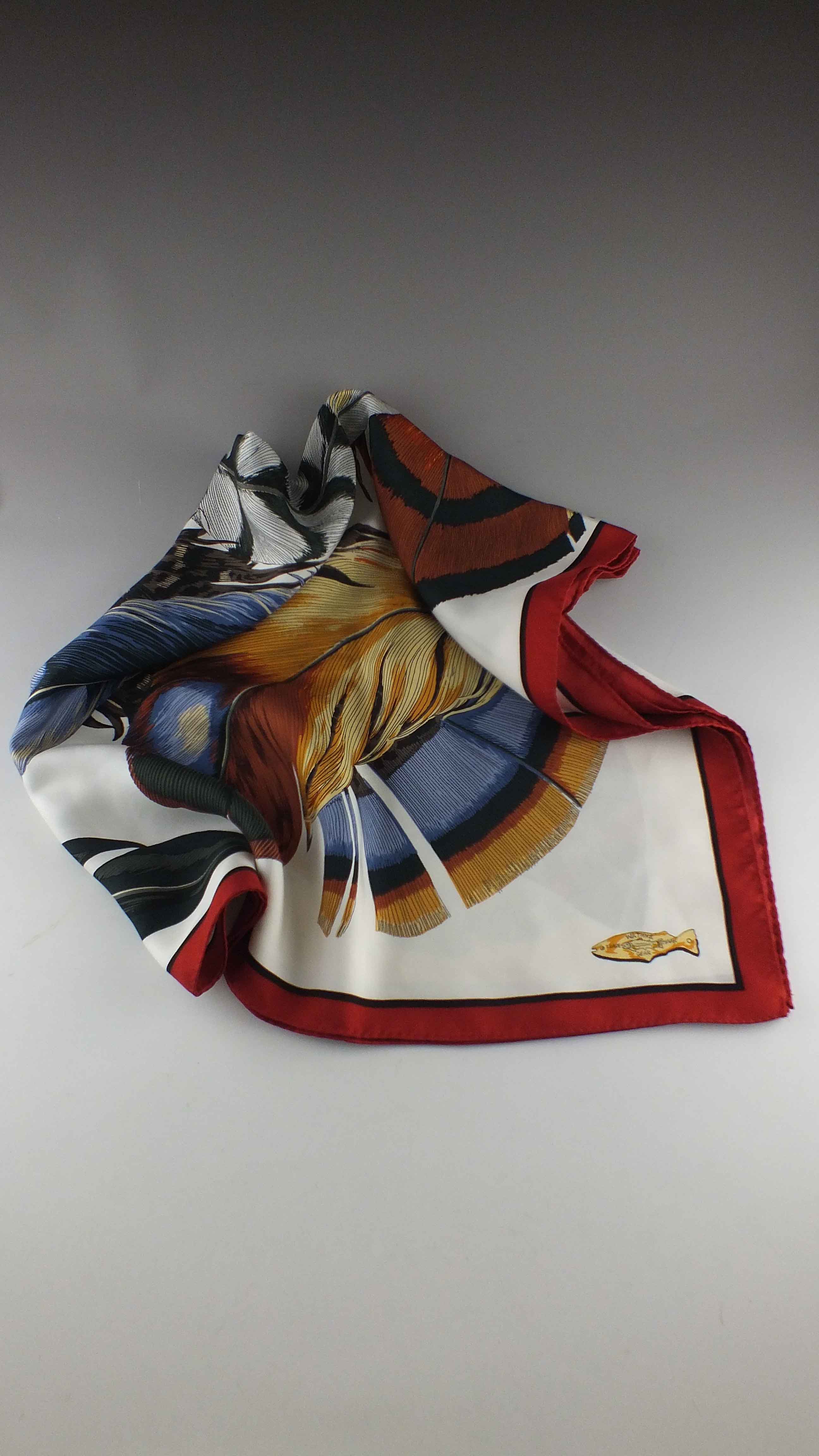 Wathne Silk Feather Scarf