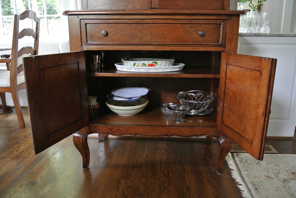 Country French Style Stepback Cupboard