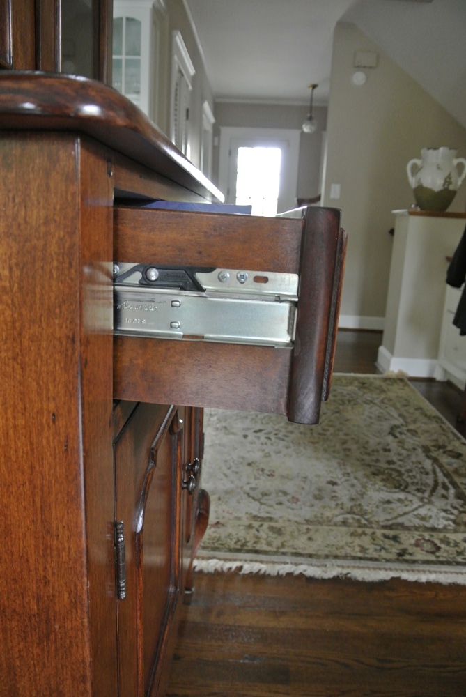 Country French Style Stepback Cupboard