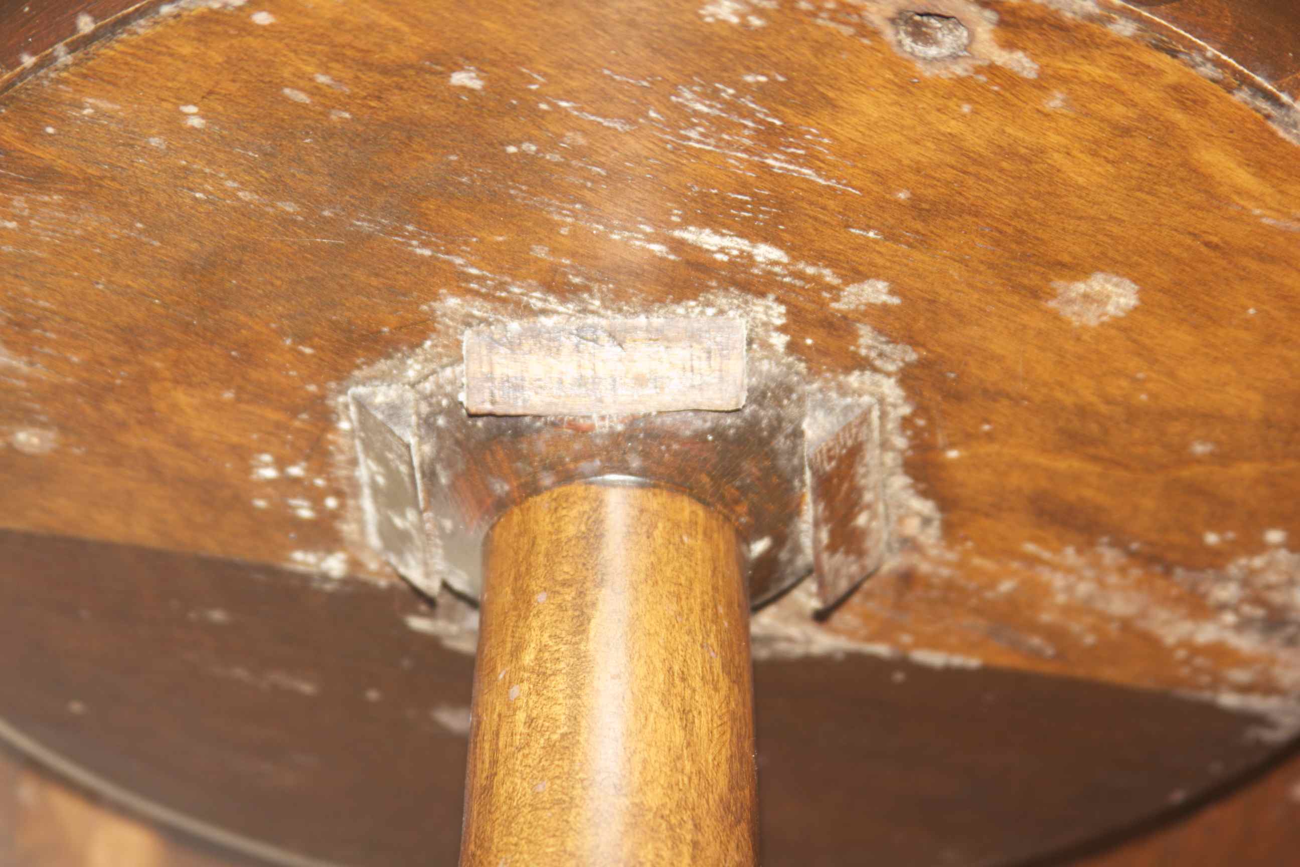 3 Tier Mahogany Piecrust Shaped Table