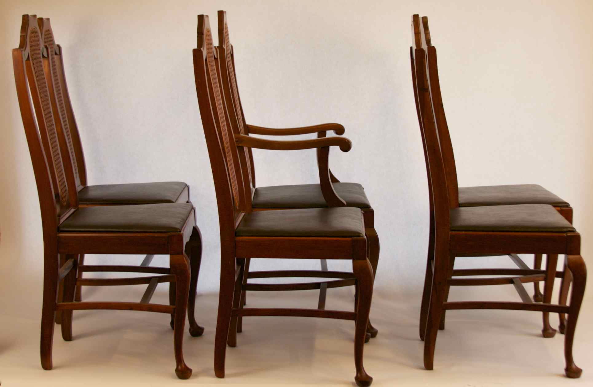 6 Queen Anne Peru Chairs