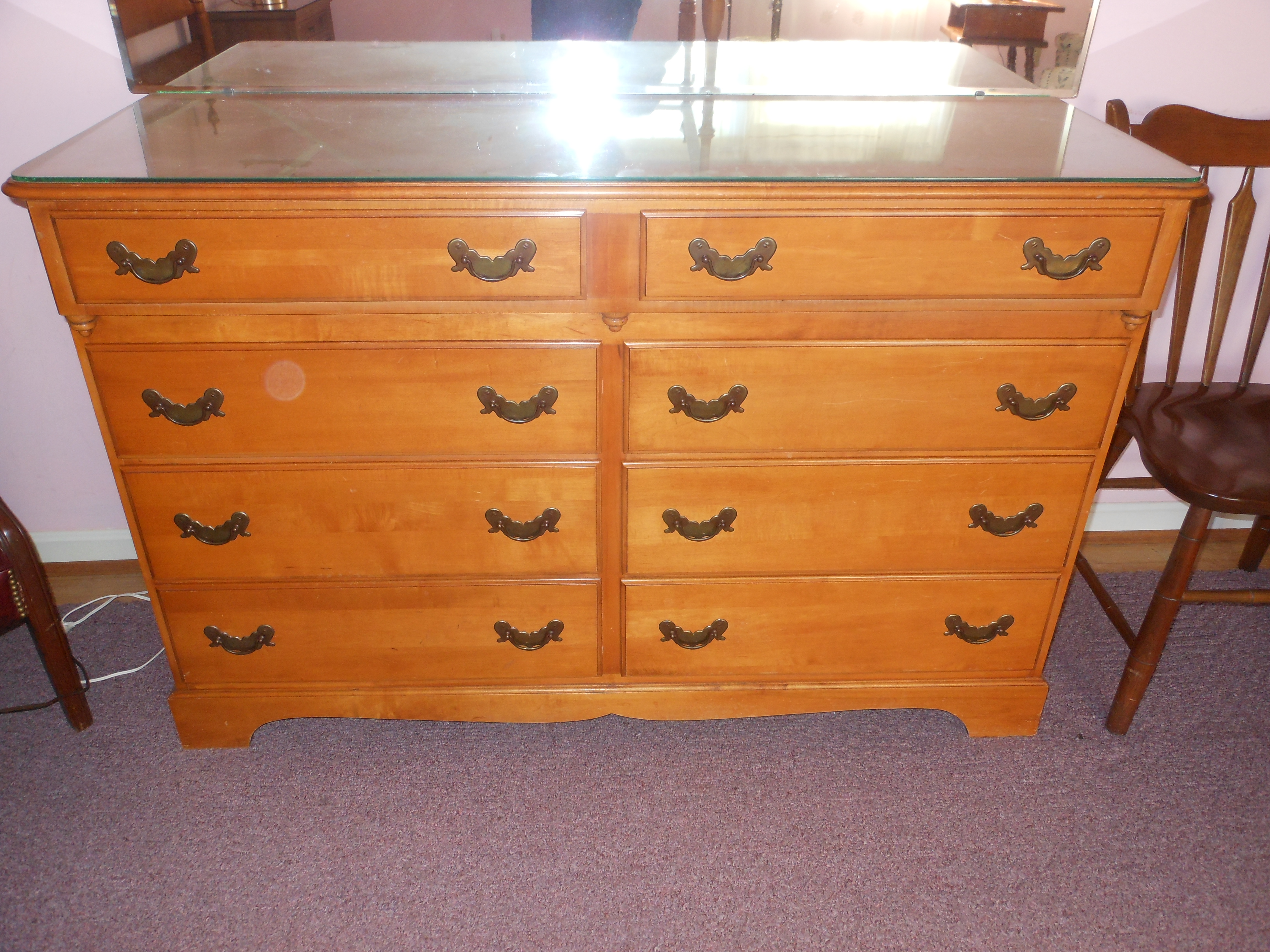 Vintage Sterling House Maple Dresser