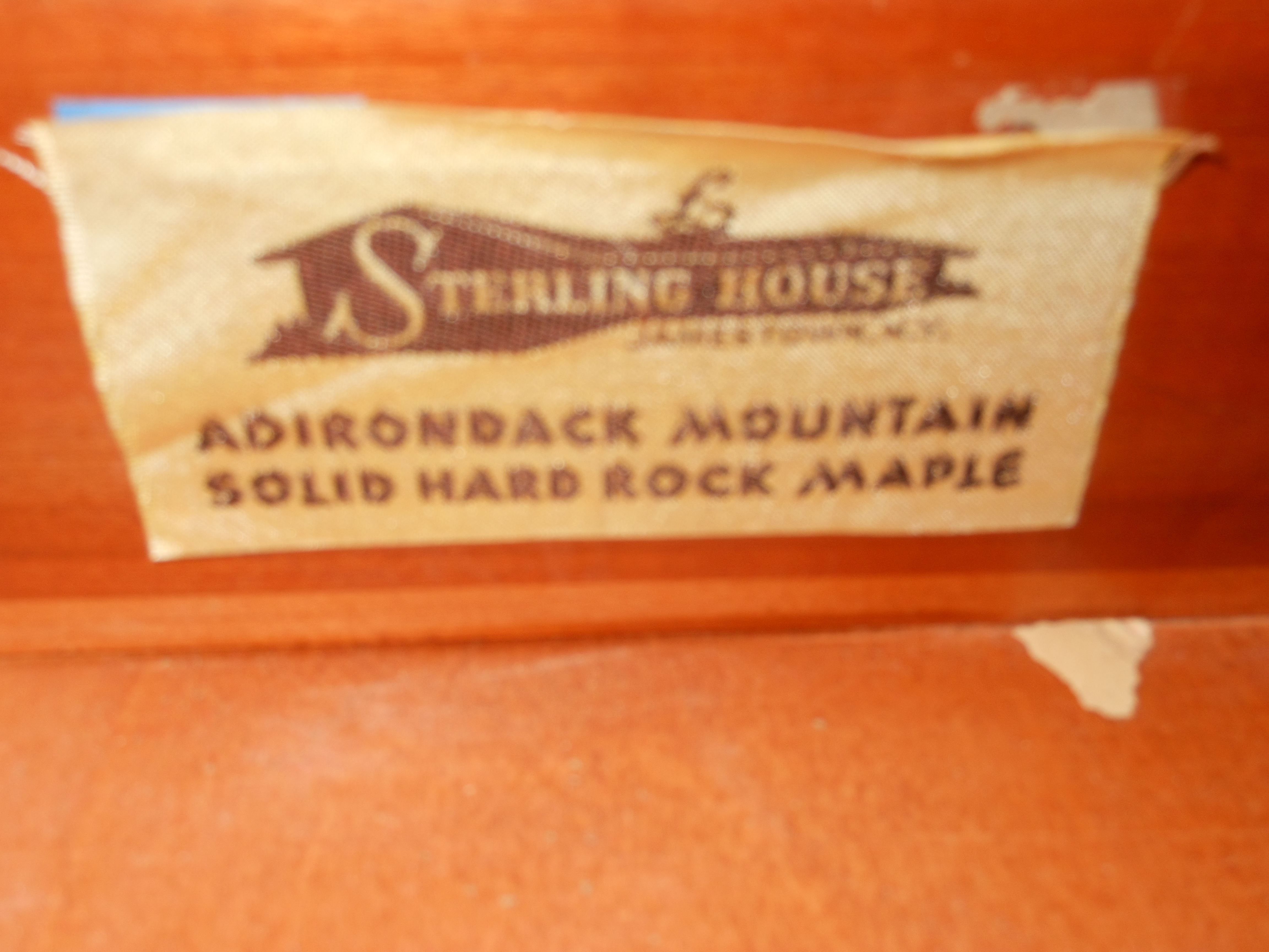 Vintage Sterling House Maple Dresser