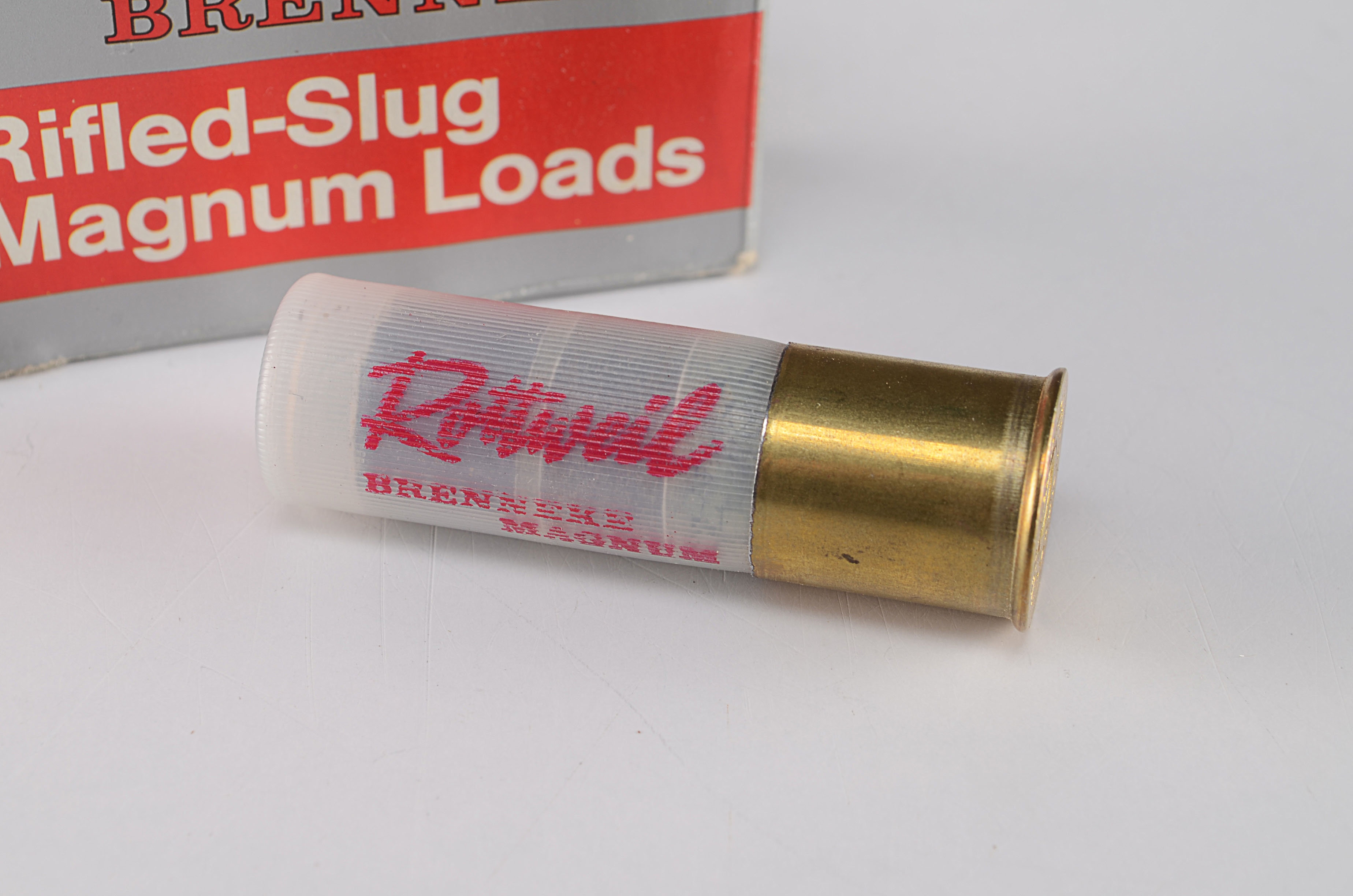 Box of (5) Rottweil Brenneke Rifled Slug Magnum load 20 gauge 2 3/4"shotgun shells