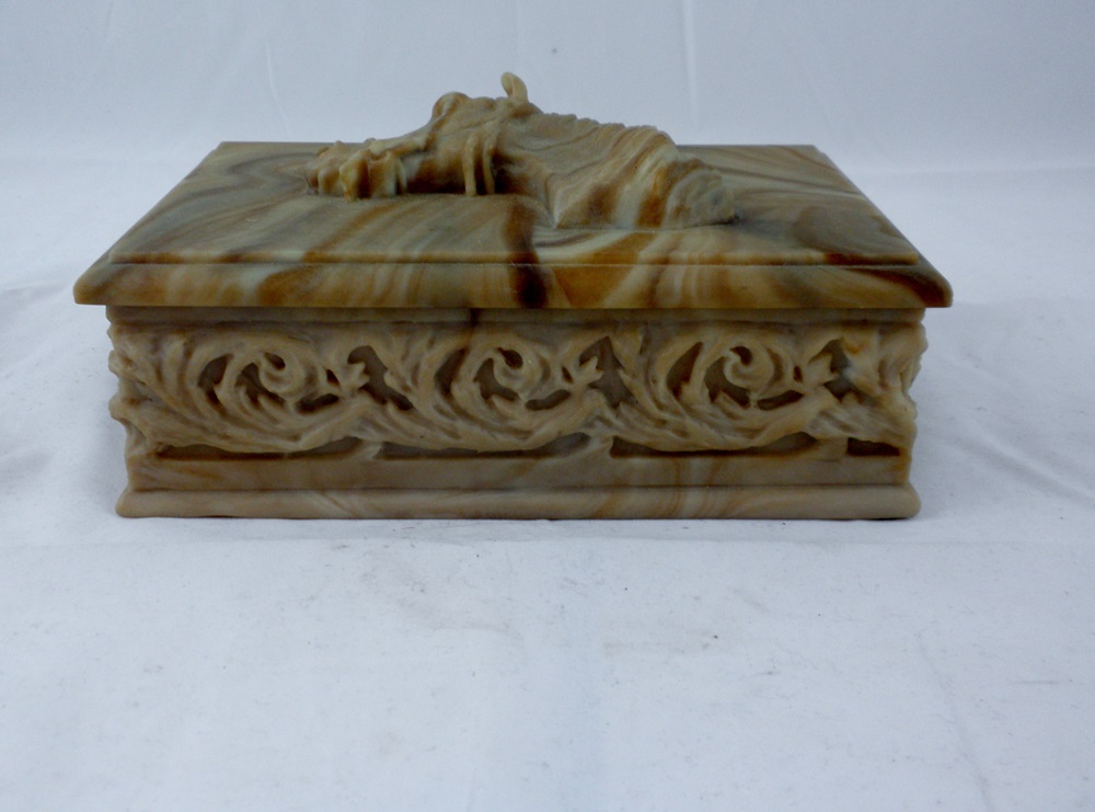 Genuine Avondale Crushed Glass Box 