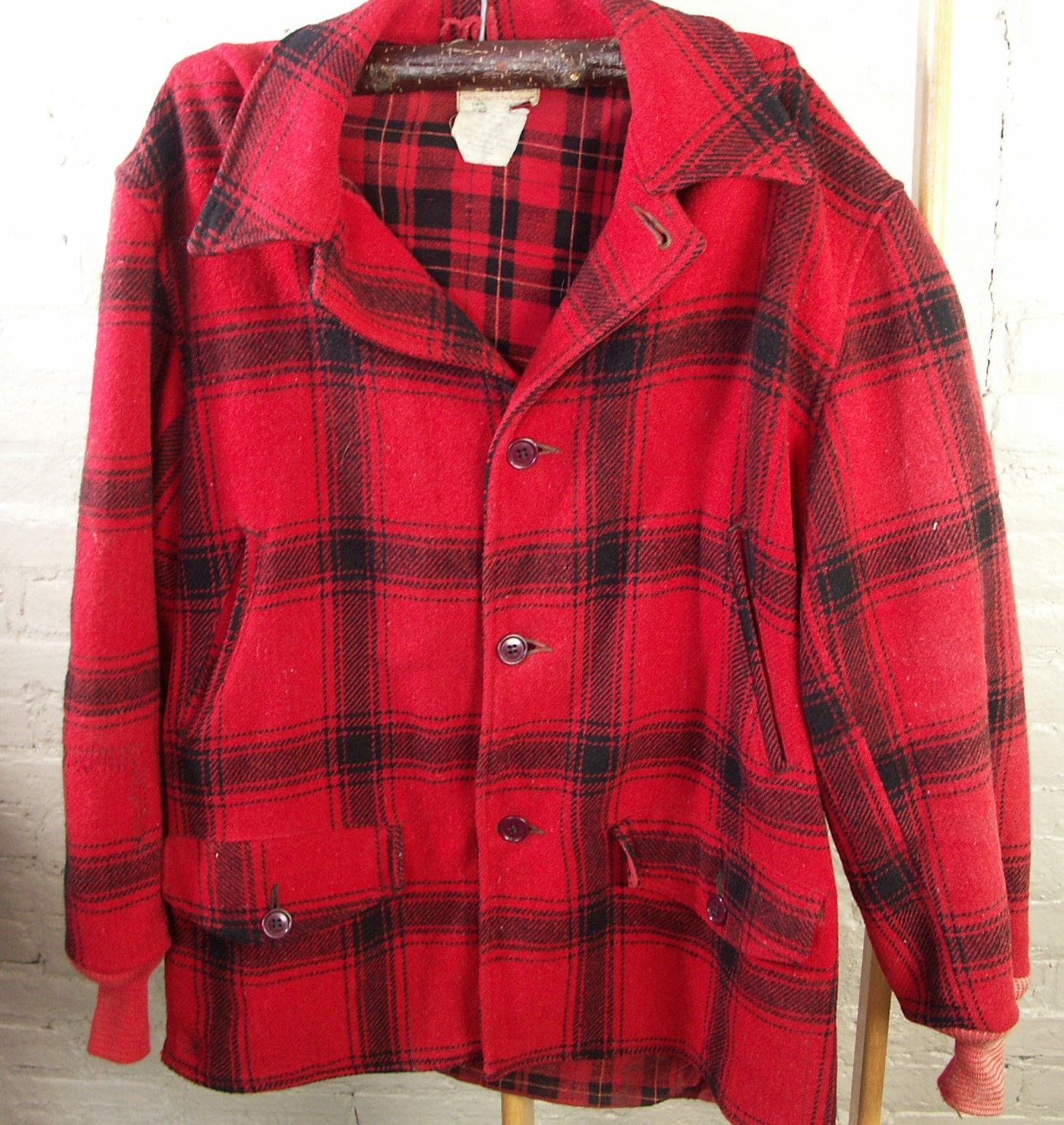 Vintage American Outfitters Red Plaid Hunters Jacket and Pants