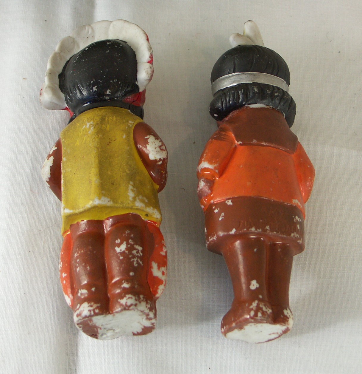 Vintage Porcelain Japanese Kewpie Native American Dolls