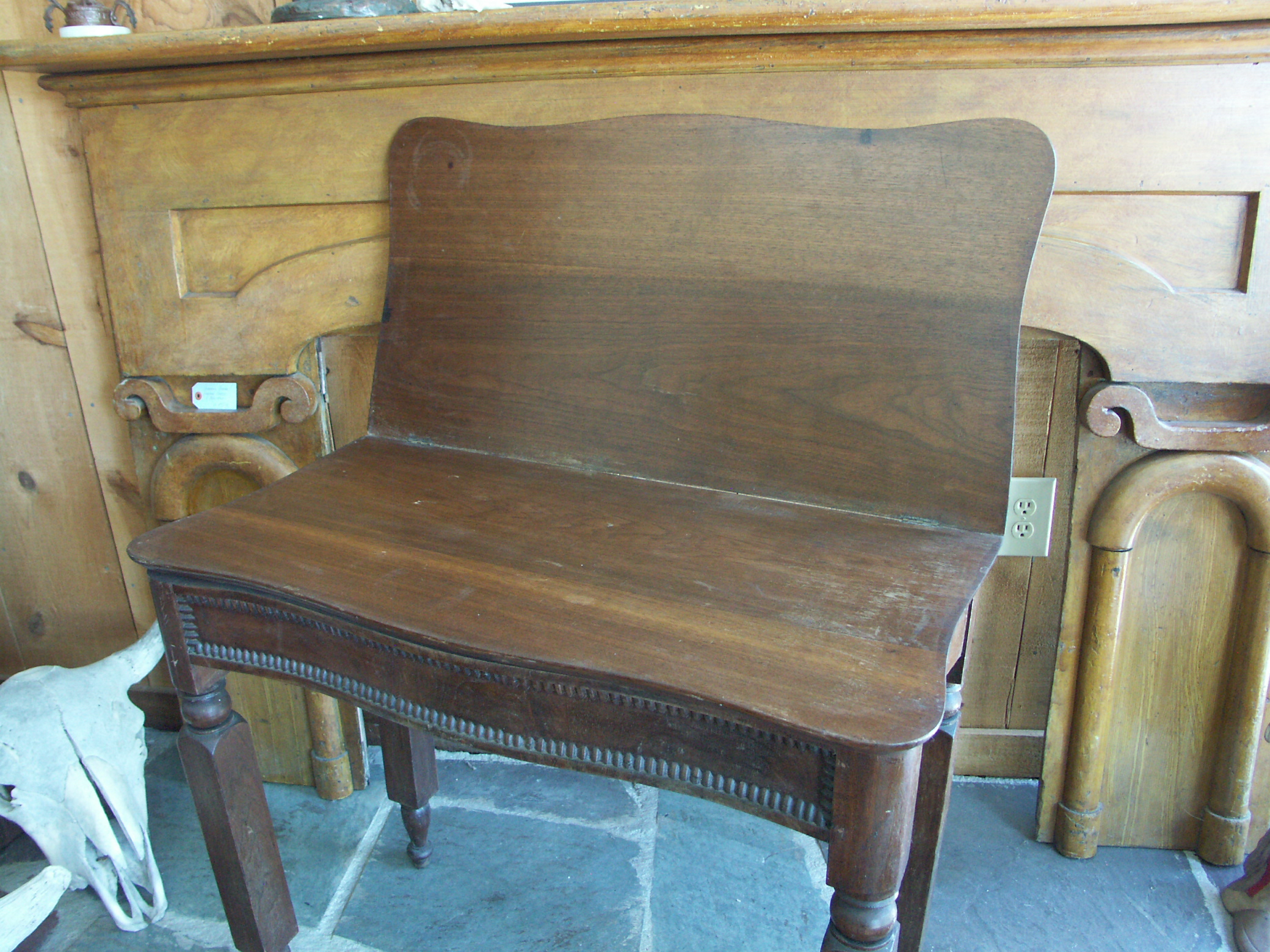 Antique Swivel Top Game Table