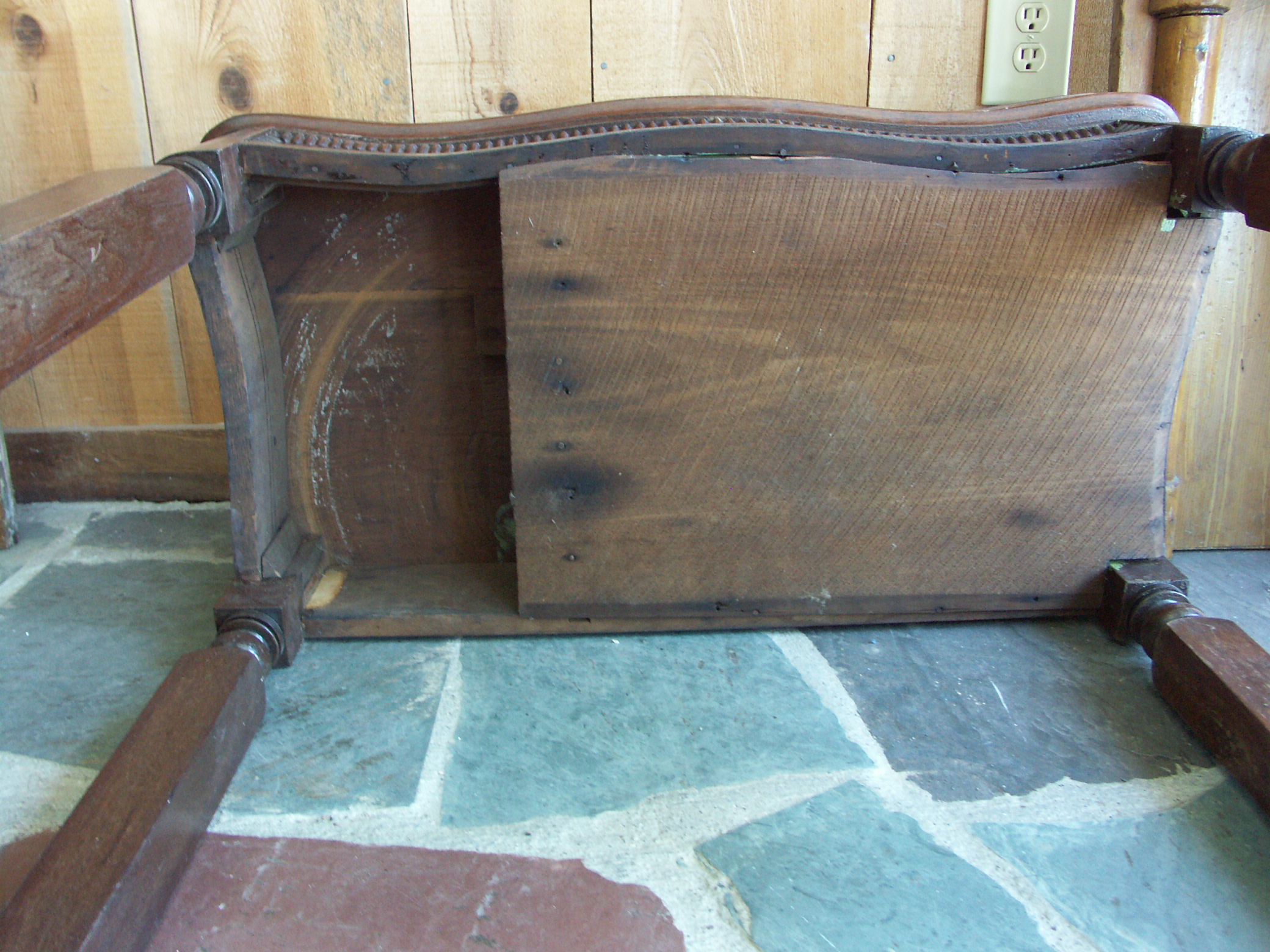 Antique Swivel Top Game Table