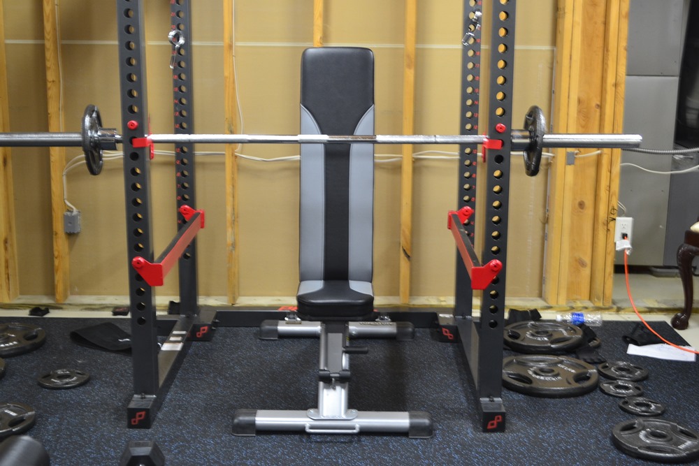 Power Cage and Olympic Weight lifting Set