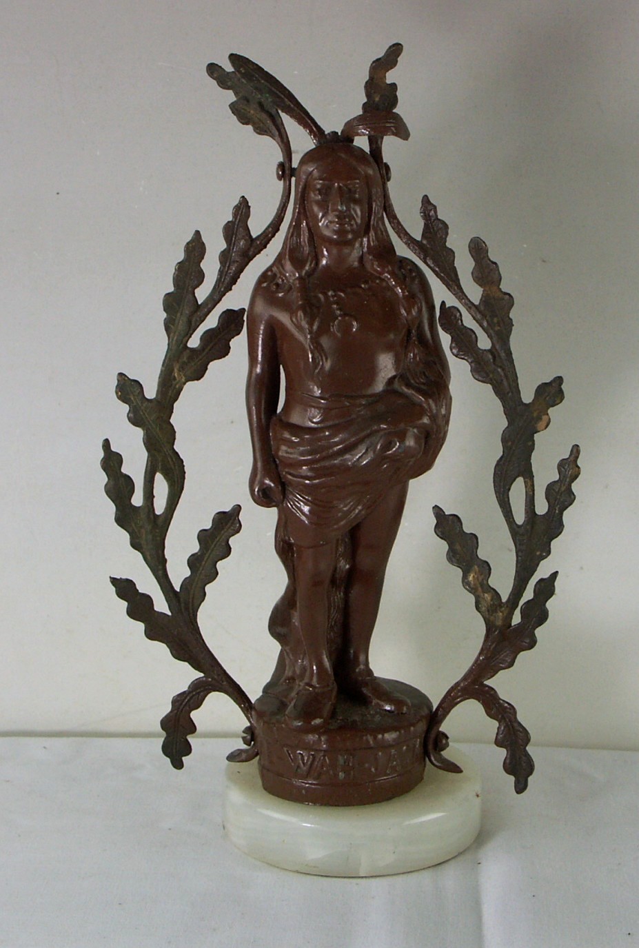 Doe Wah Jack Statue on Marble Base