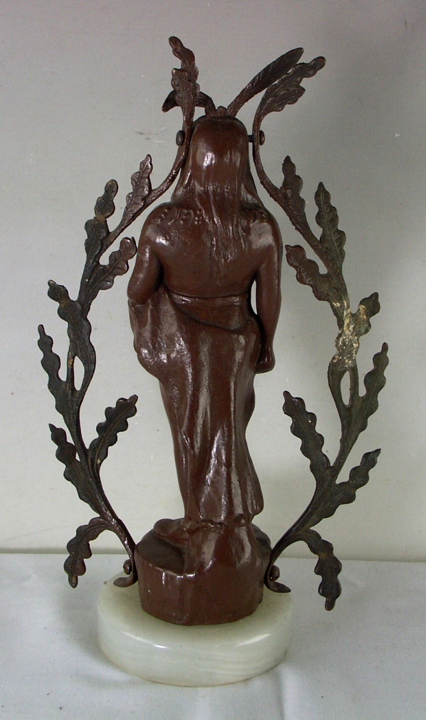 Doe Wah Jack Statue on Marble Base