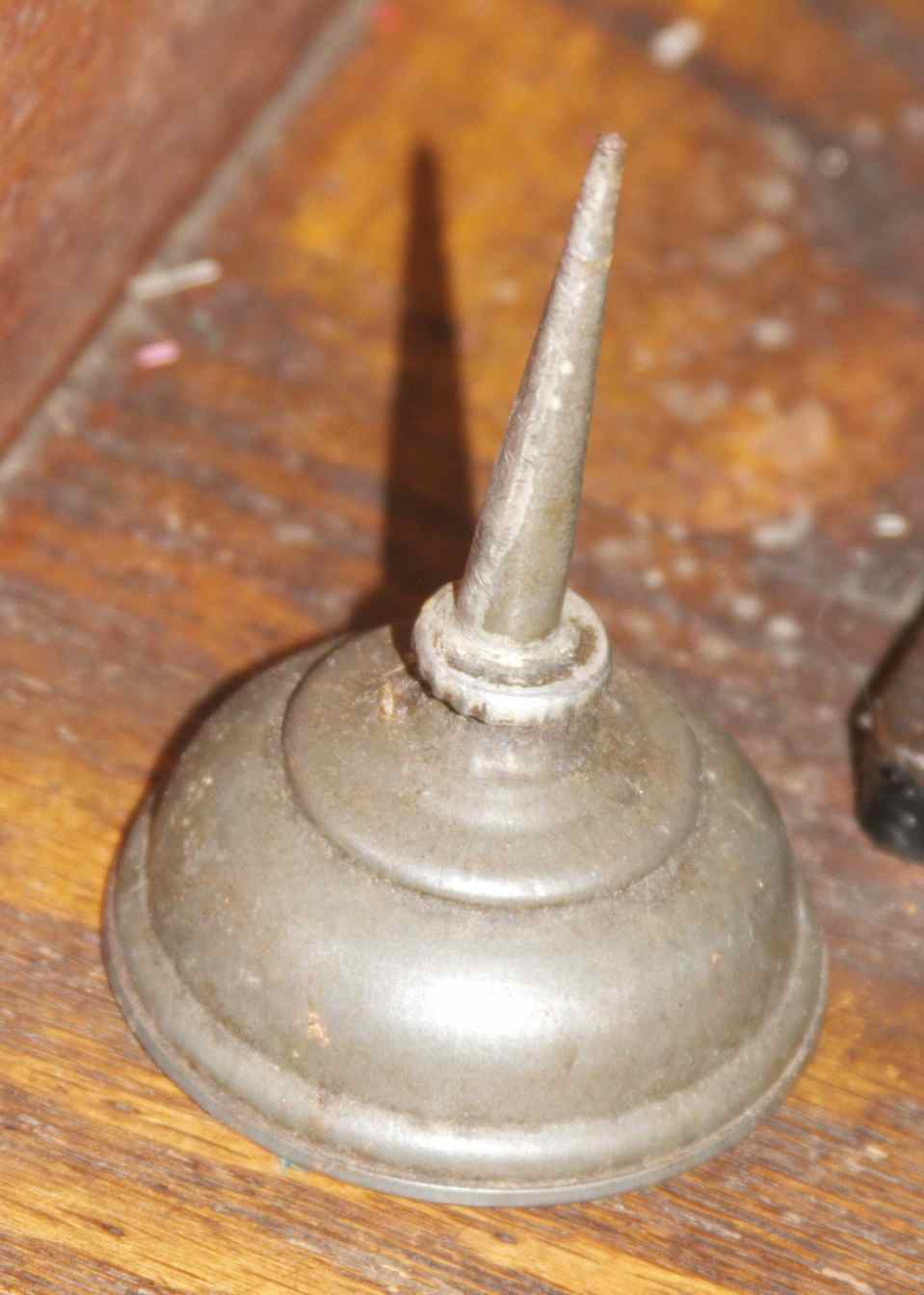 Antique Franklin Treadle Sewing Machine In Oak Cabinet