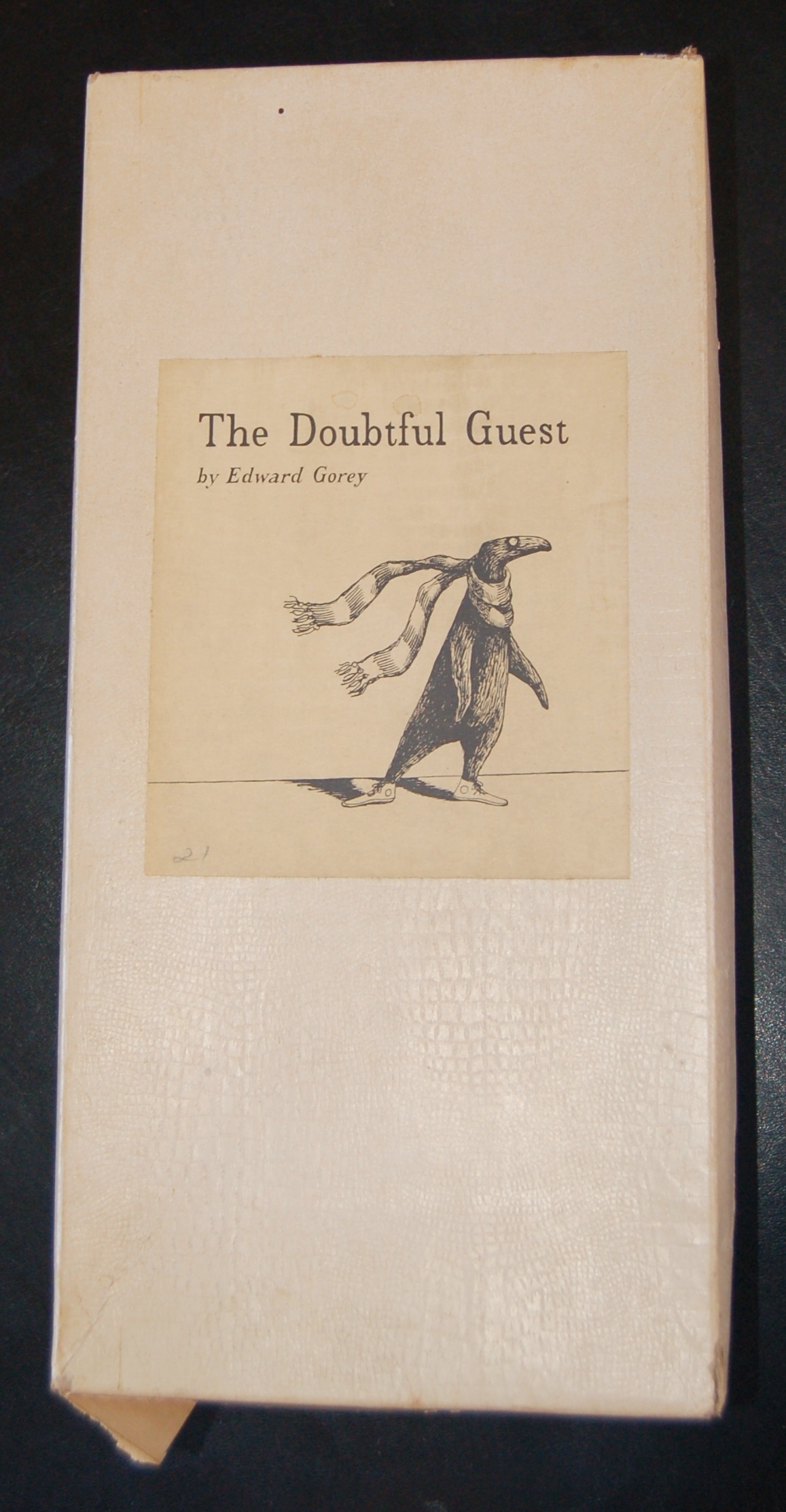 Signed Limted Edtion Edward Gorey "The Doubtful Guest" Doll