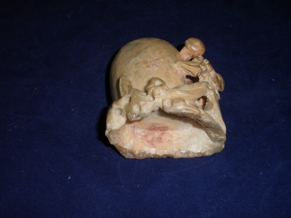 Soap Stone Hand Carved Holder Vessel