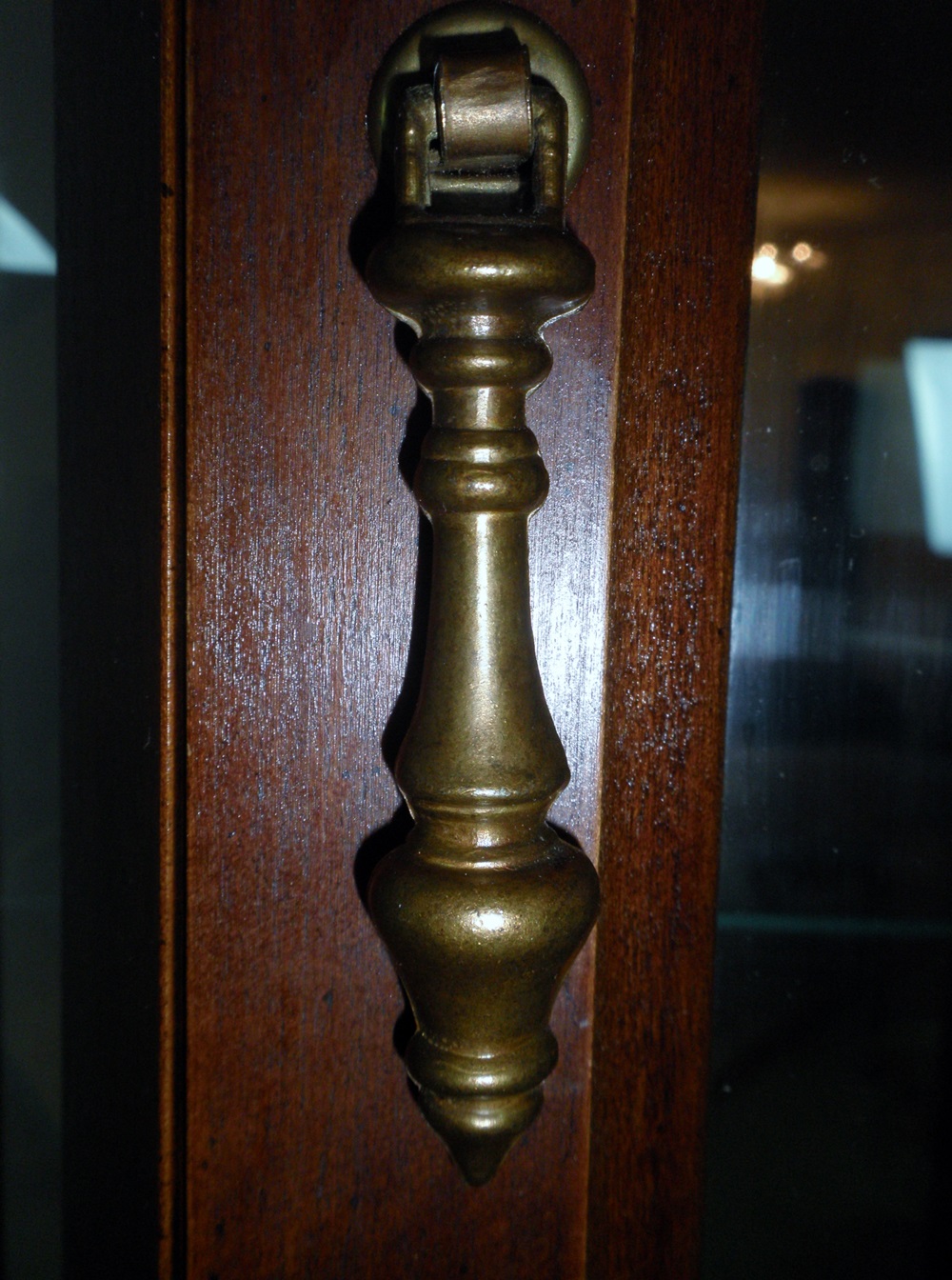 Triangular Shaped Curio Cabinet 