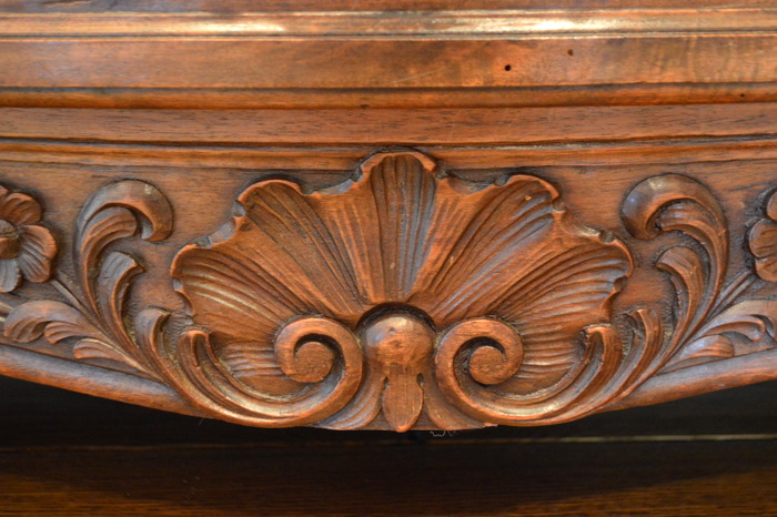 Antique French Country Walnut Buffet