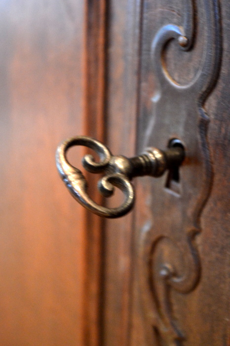 Antique French Country Walnut Buffet