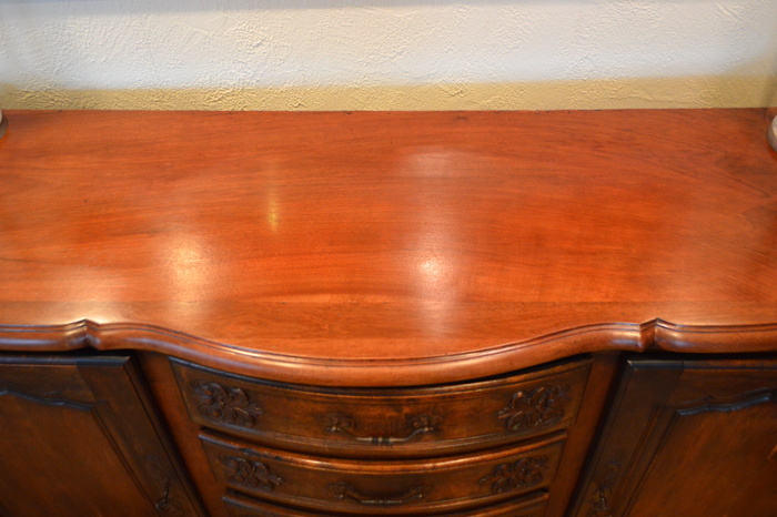 Antique French Country Walnut Buffet