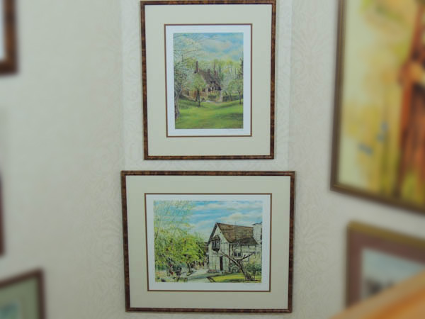 Group of Four Framed Art Prints England