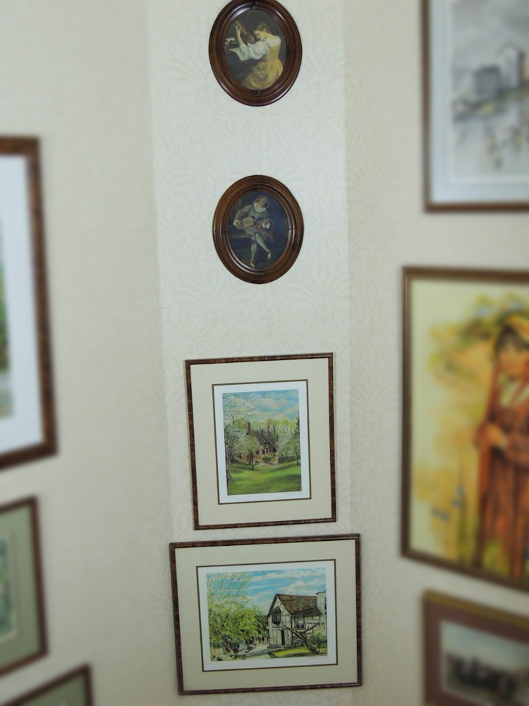 Group of Four Framed Art Prints England