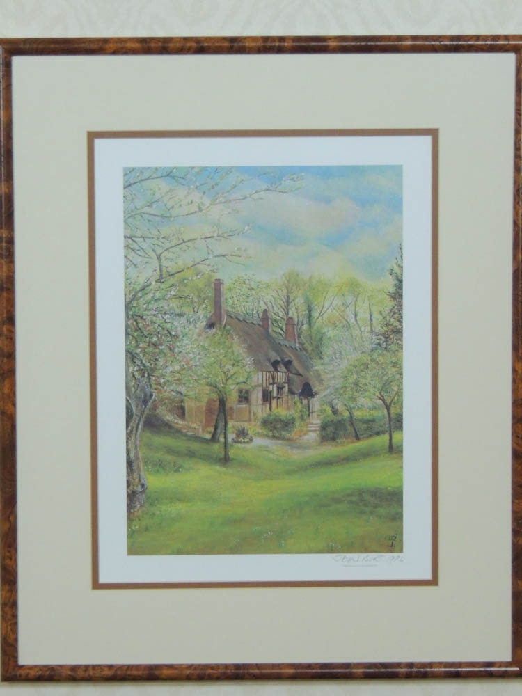 Group of Four Framed Art Prints England