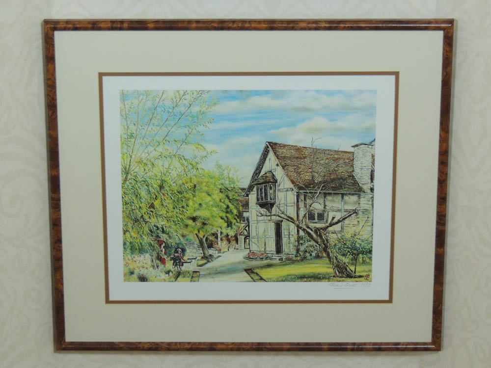 Group of Four Framed Art Prints England