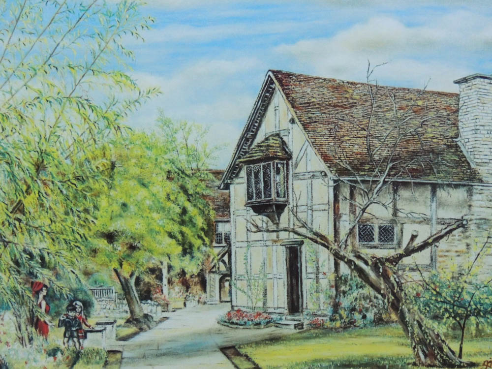 Group of Four Framed Art Prints England