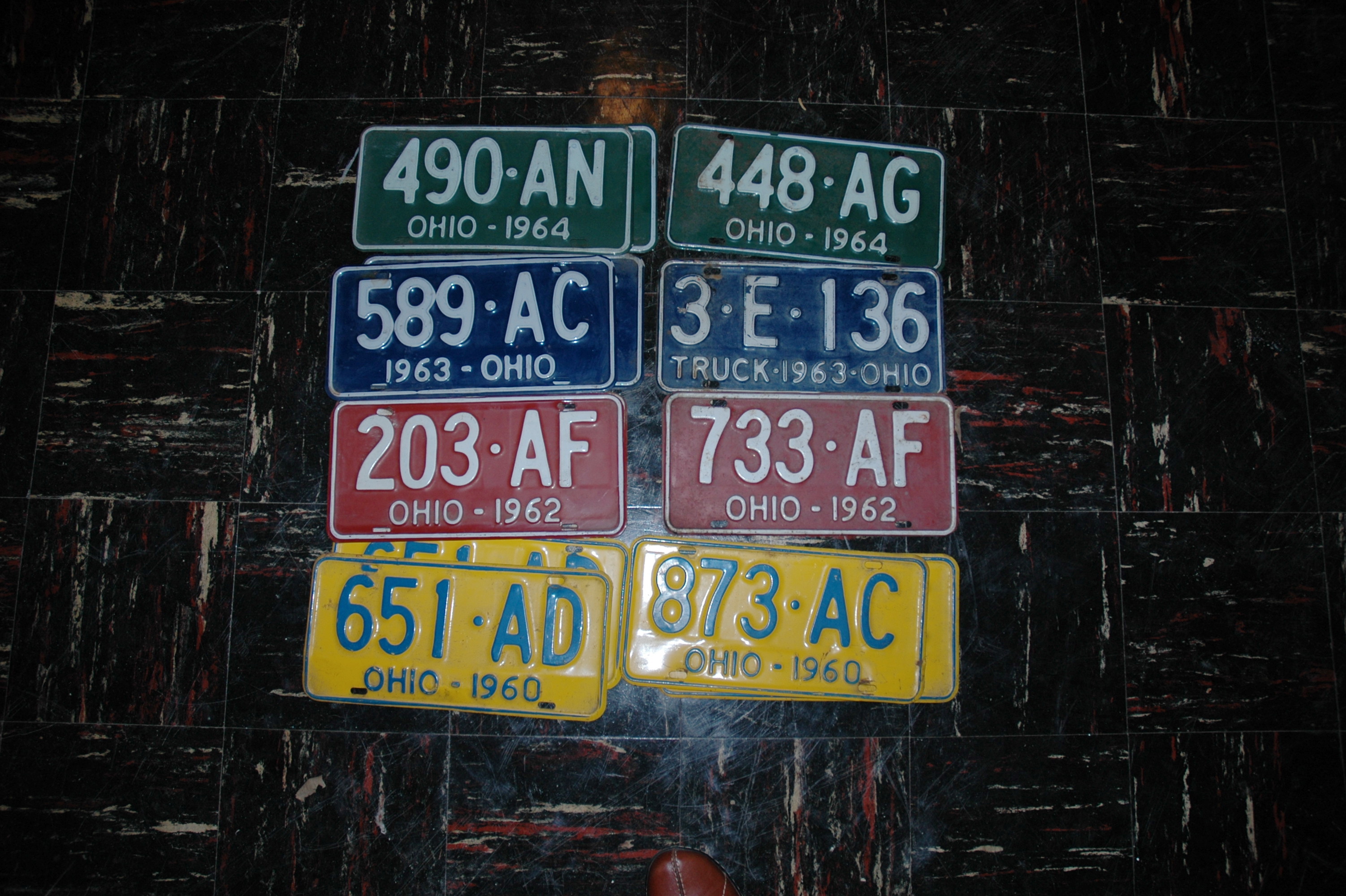 51 Old Ohio License Plates 60s 70s 80s
