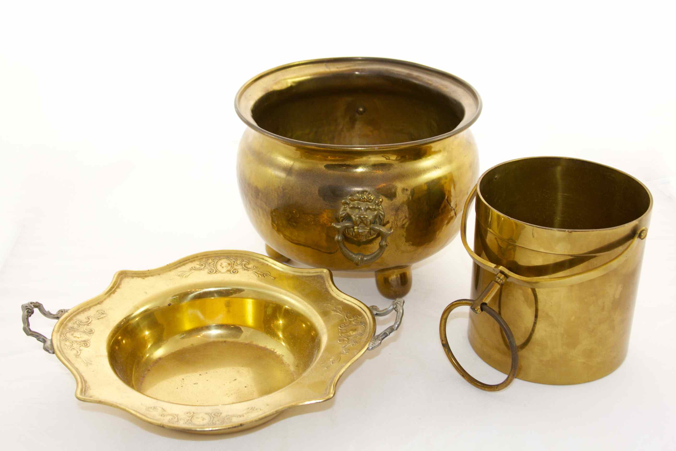 Lot of 3 Brass Items