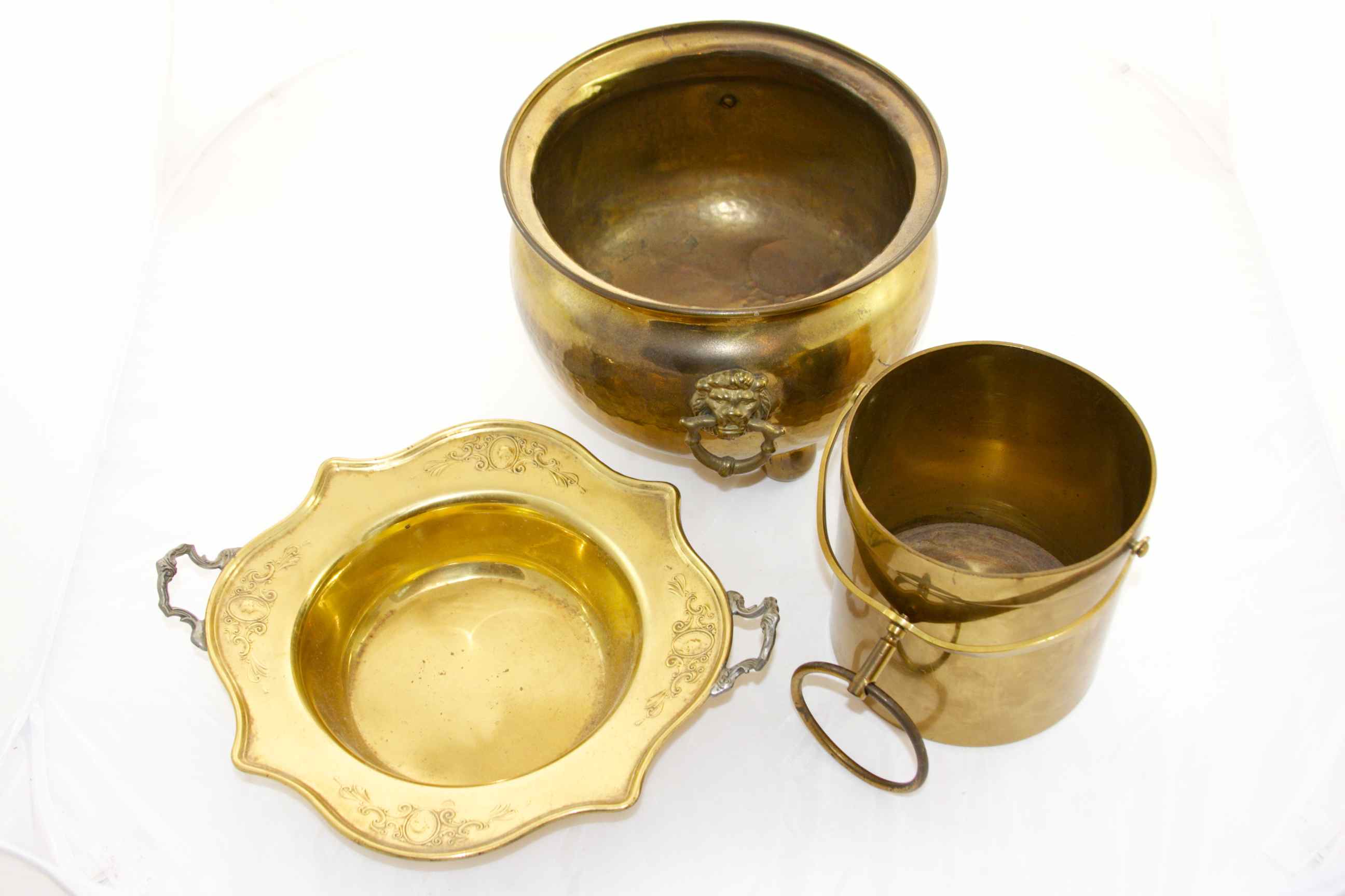 Lot of 3 Brass Items